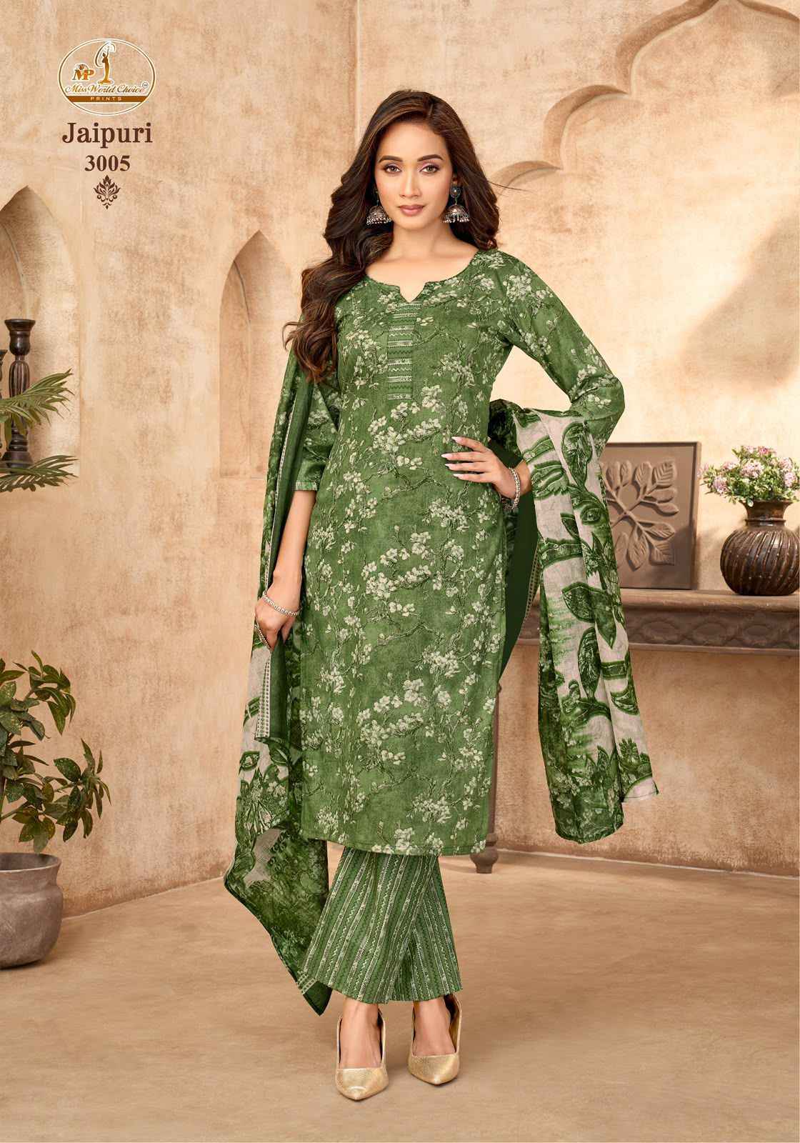 Miss World Choice Jaipuri Vol 3 Readymade Cotton Dress 10 pcs Catalogue