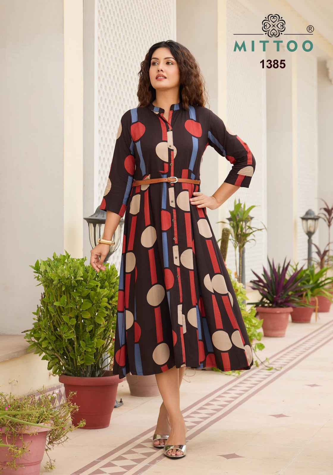 Mittoo Belt Vol 28 Rayon Kurti 6 pcs Catalogue