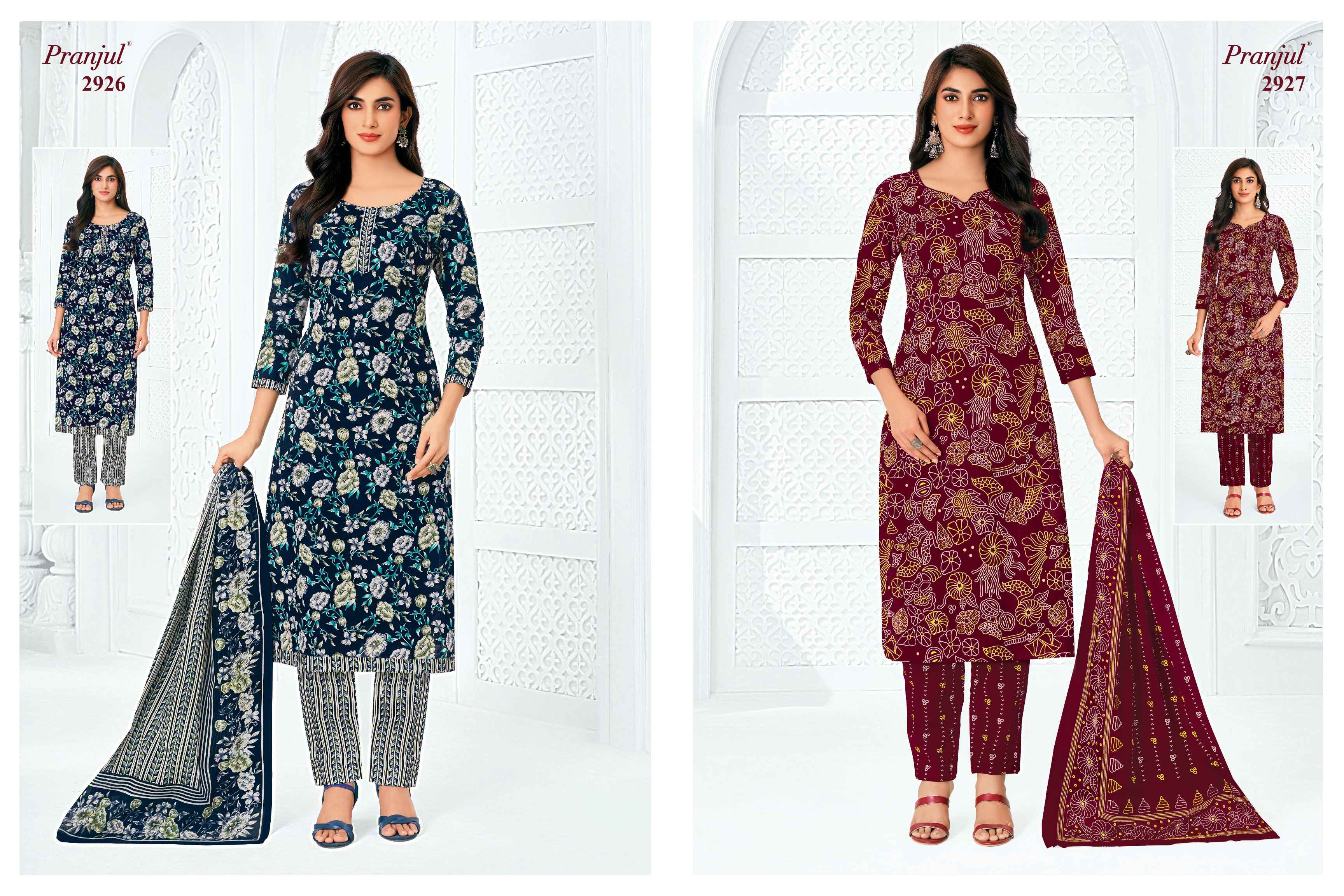 Pranjul Priyanka Vol 29 Cotton Dress Material 36 pcs Catalogue