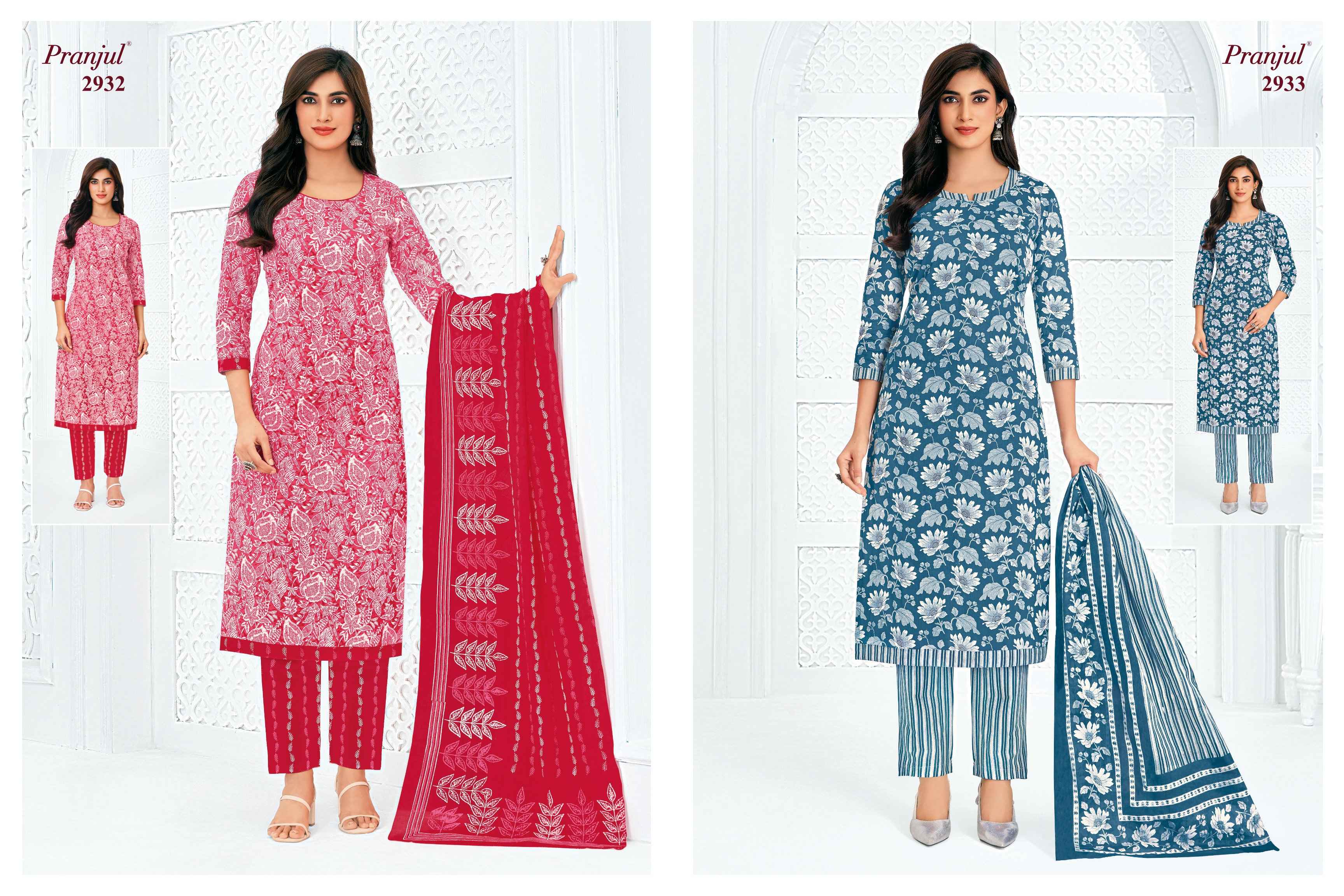 Pranjul Priyanka Vol 29 Cotton Dress Material 36 pcs Catalogue