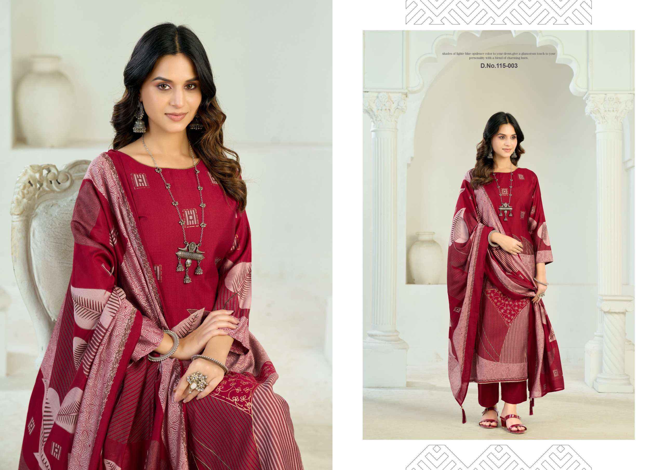 Radhika Fashion Azara Classic Touch Vol 4 Viscose Dress Material 4 pcs Catalogue