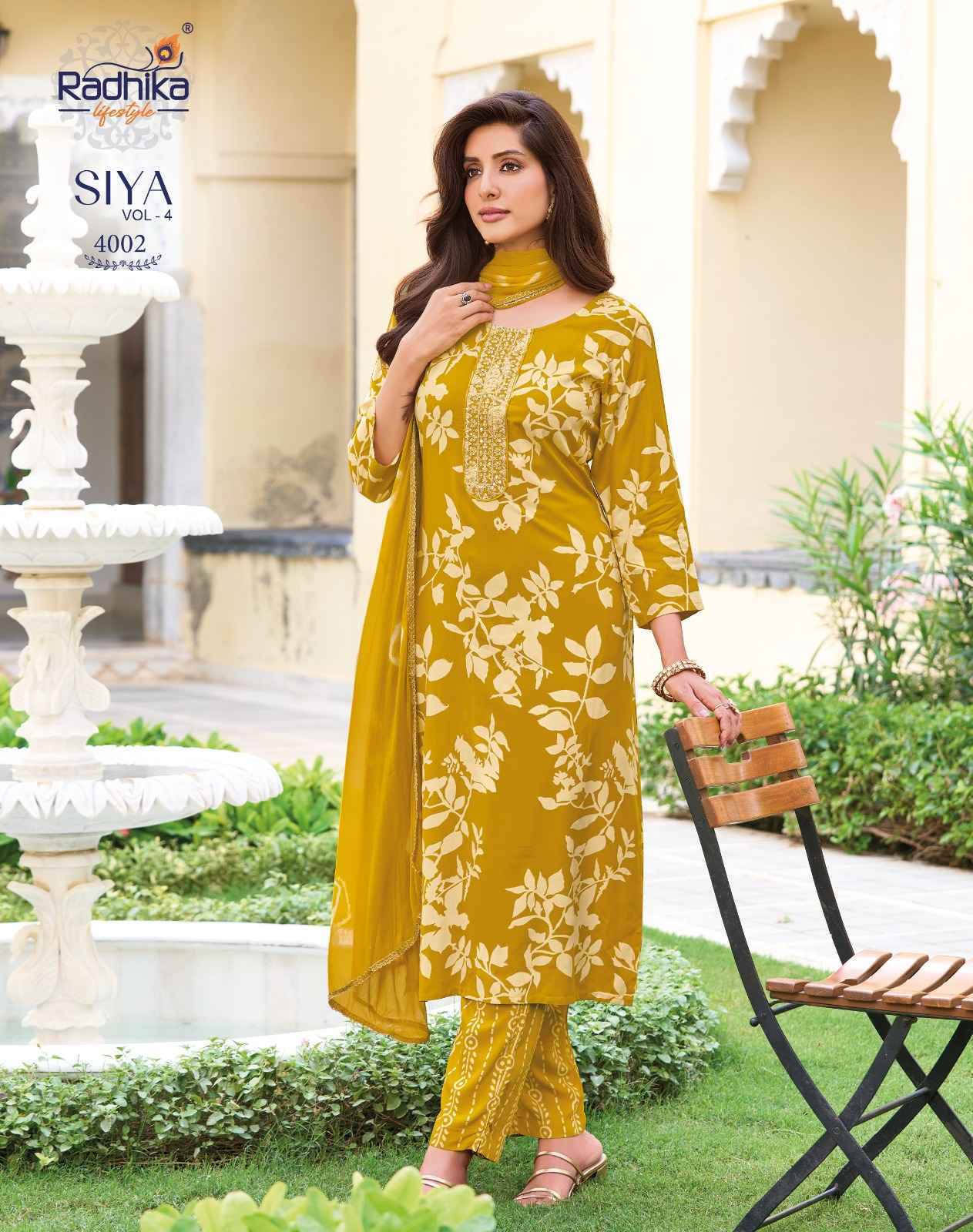 Radhika Lifestyle Siya Vol 4 Reyon Kurti Combo 8 pcs Catalogue