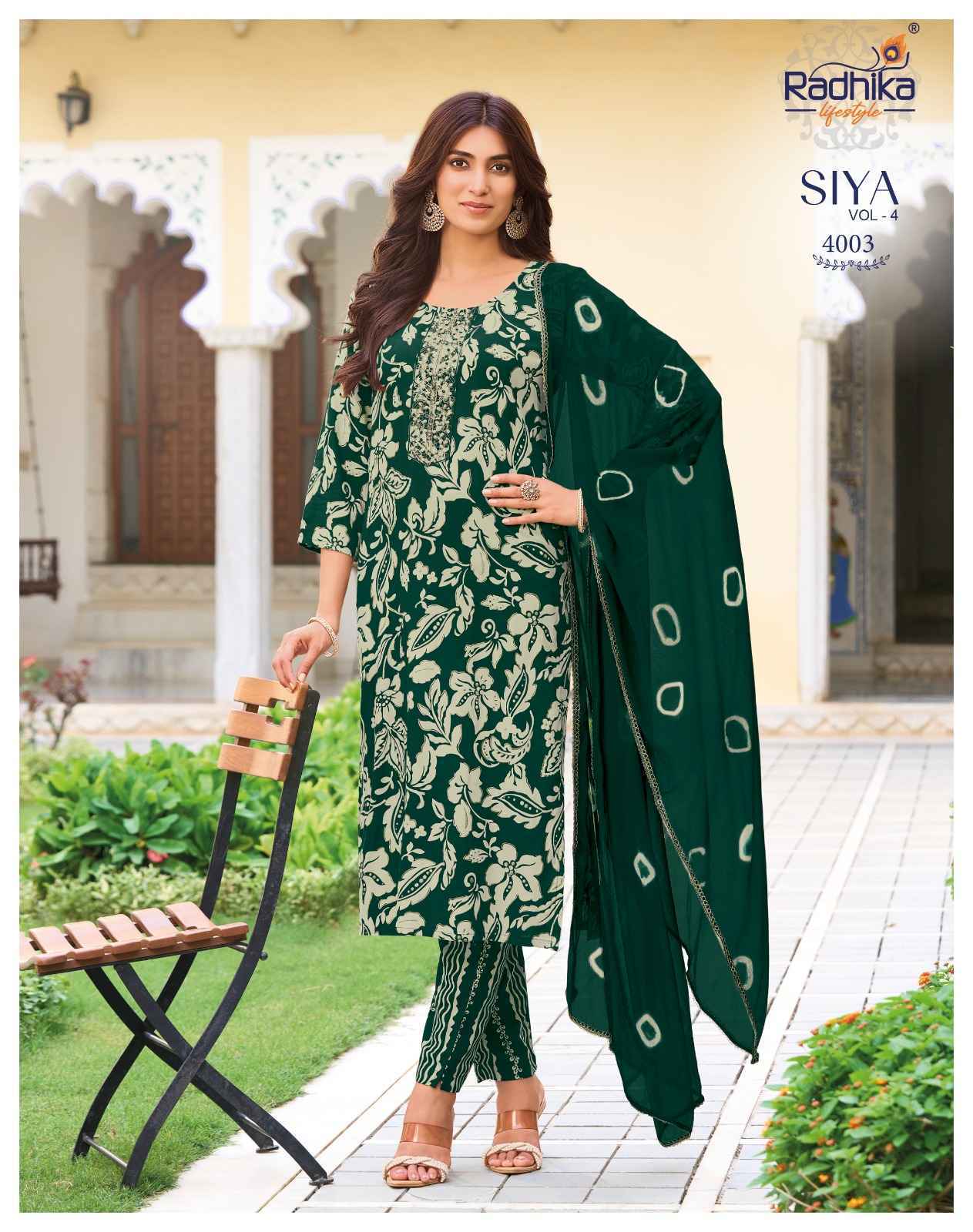 Radhika Lifestyle Siya Vol 4 Reyon Kurti Combo 8 pcs Catalogue