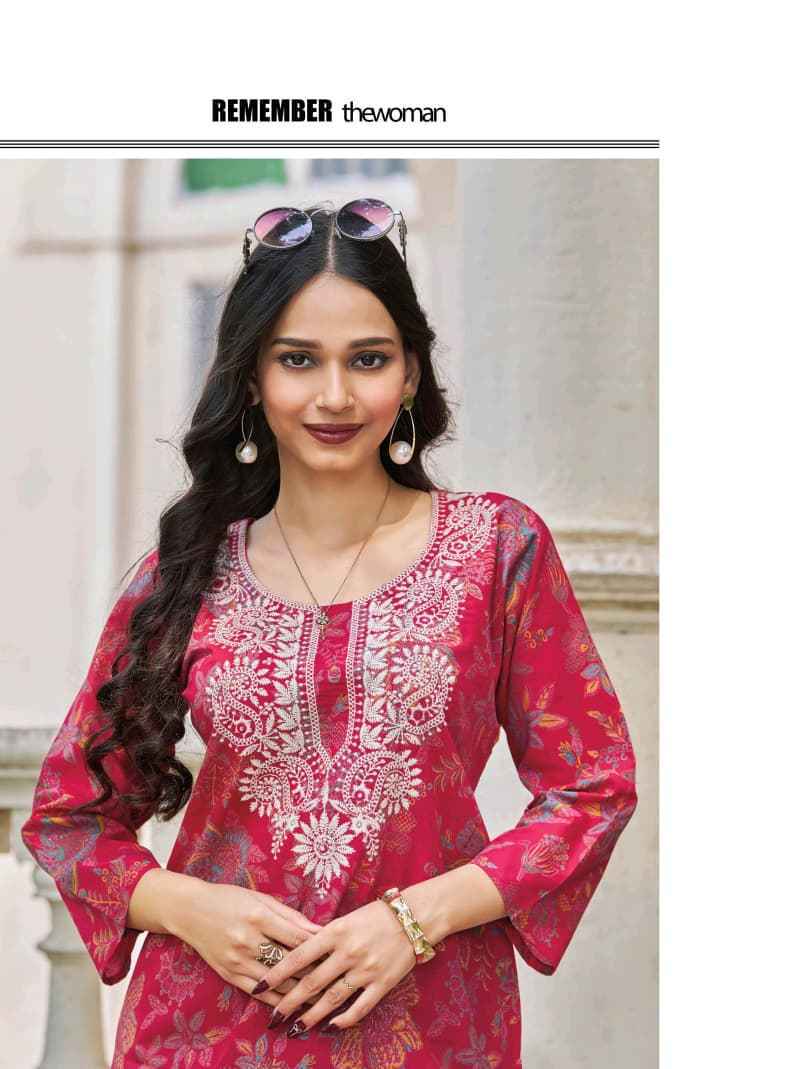 Radhika Lifestyle Summer Shine Vol 3 Cotton Kurti 8 pcs Catalogue