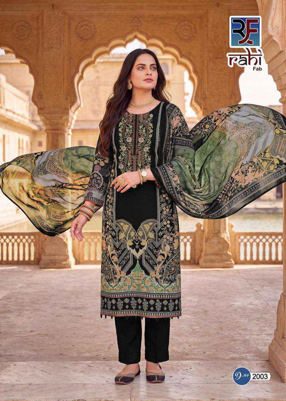 Rahi Fab Red Orchid Vol 2 Cotton Dress Material 8 pcs Catalogue