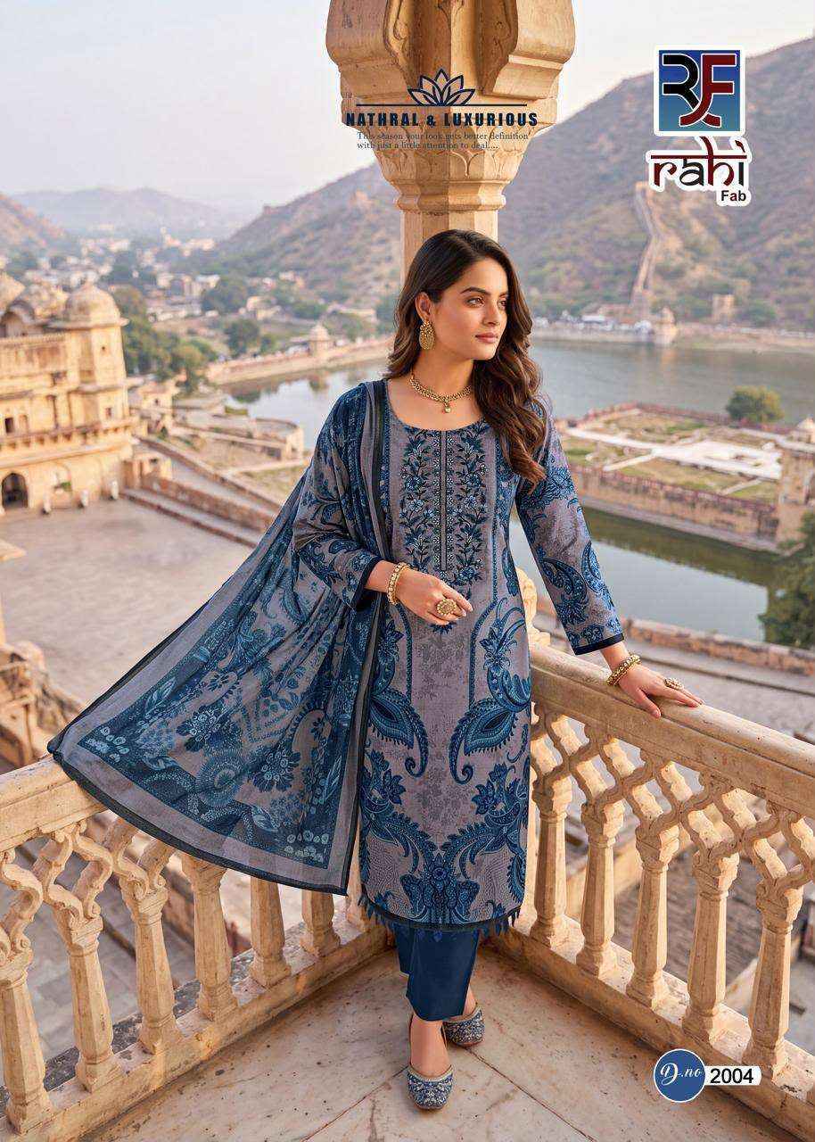 Rahi Fab Red Orchid Vol 2 Cotton Dress Material 8 pcs Catalogue
