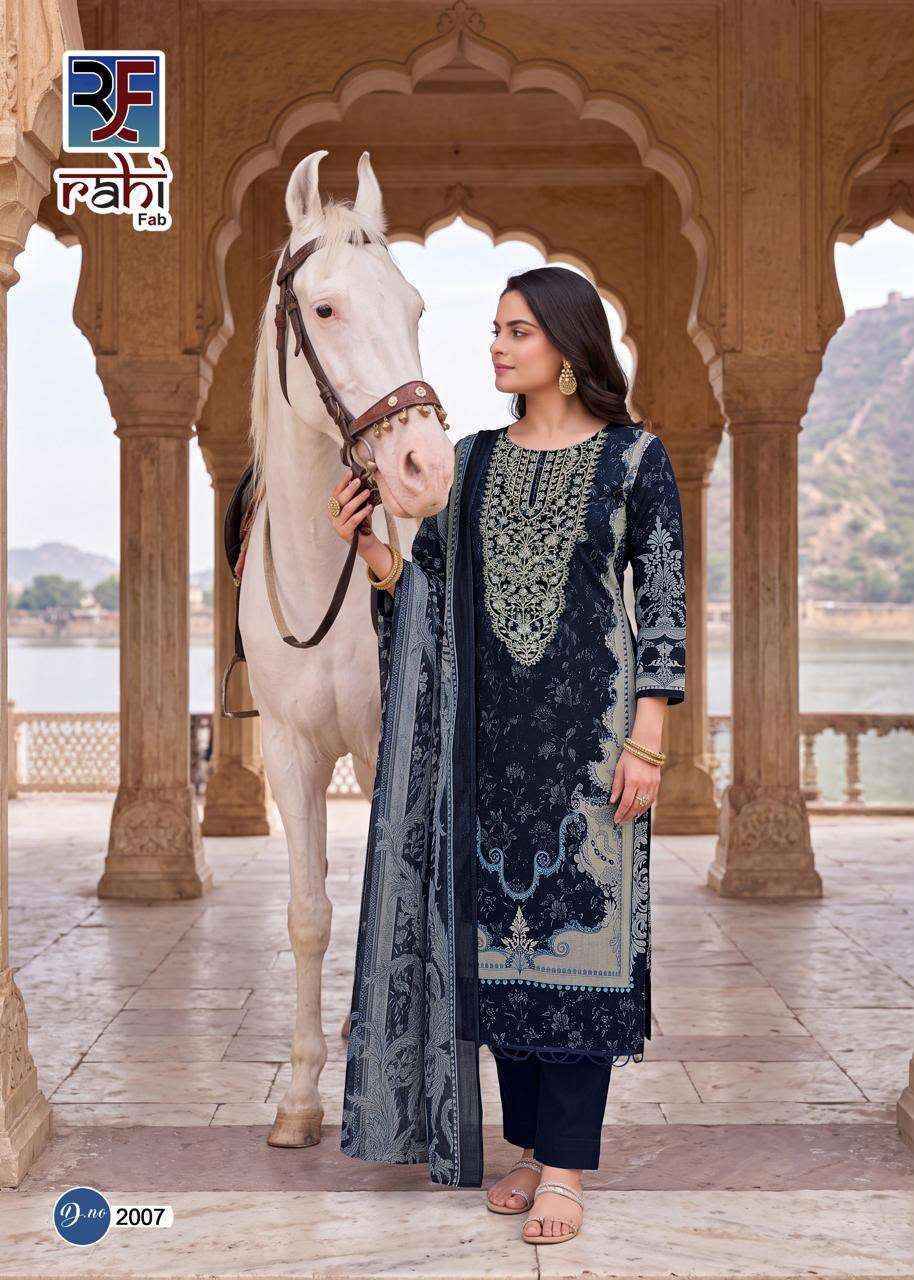 Rahi Fab Red Orchid Vol 2 Cotton Dress Material 8 pcs Catalogue