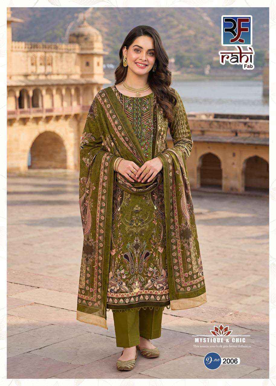 Rahi Fab Red Orchid Vol 2 Cotton Dress Material 8 pcs Catalogue