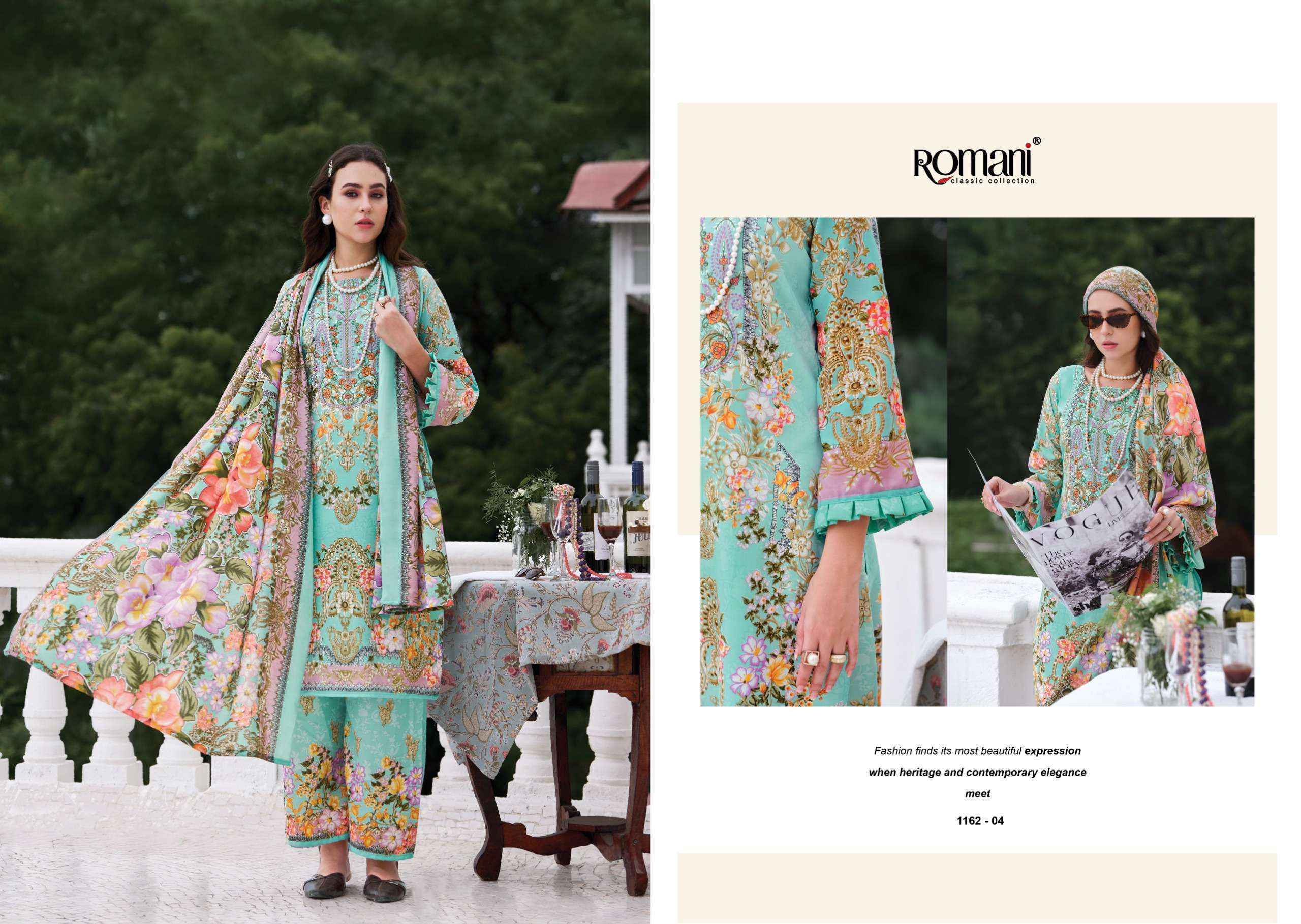 Romani Mahira Vol 11 Cotton Dress Material 8 pcs Catalogue