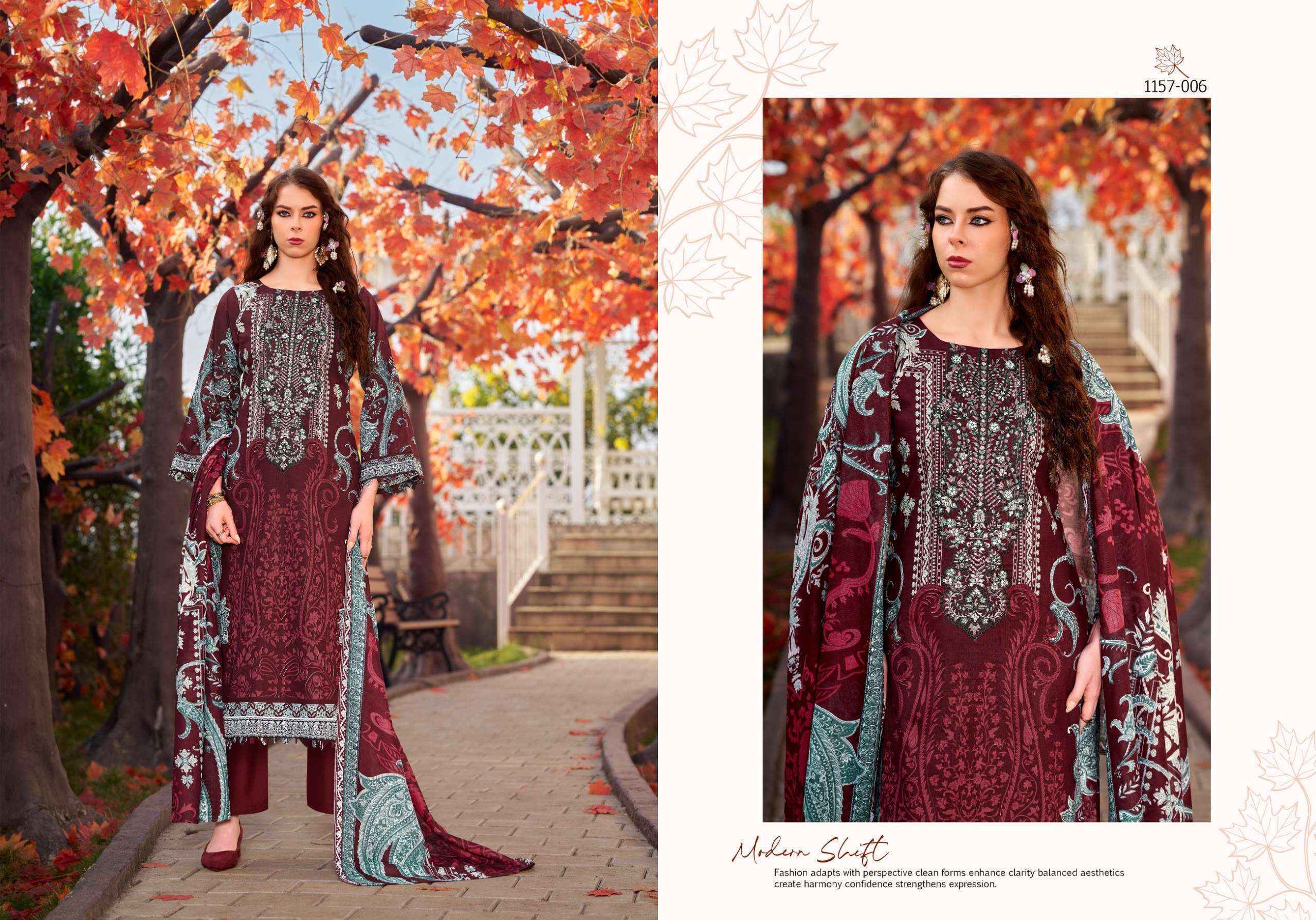Romani Needle Wonder Vol 15 Readymade Cotton Dress 8 pcs Catalogue