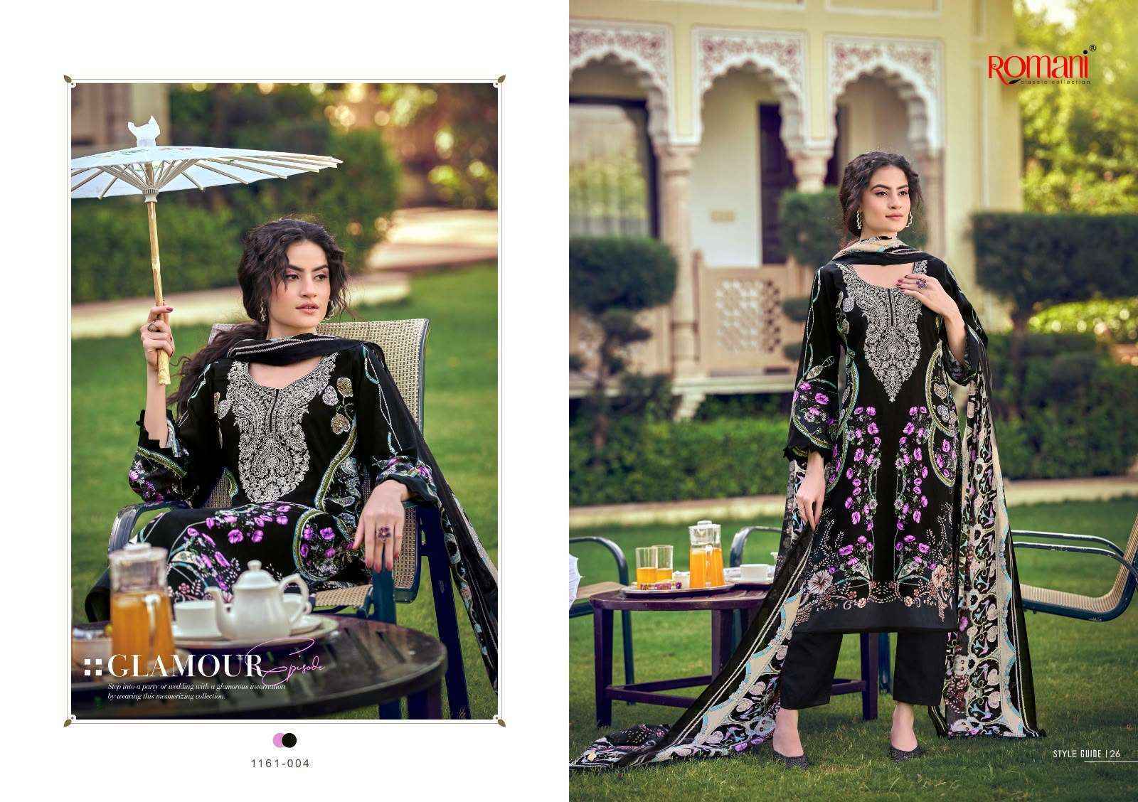 Romani Needle Wonder Vol 16 Cotton Dress Material 8 pcs Catalogue