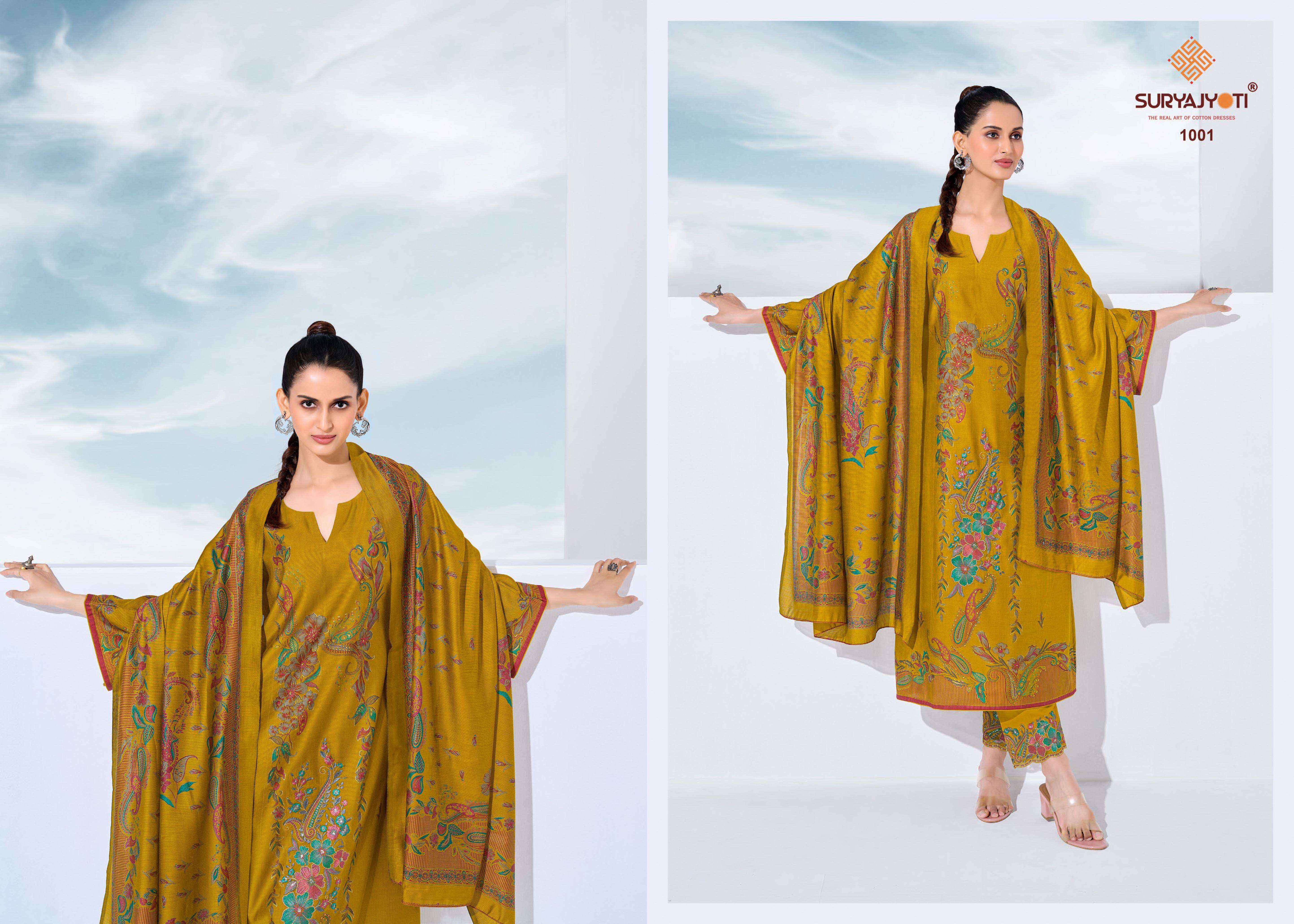Suryajyoti Kashi Vol 1 Modal Dress Material 6 Pcs Catalouge