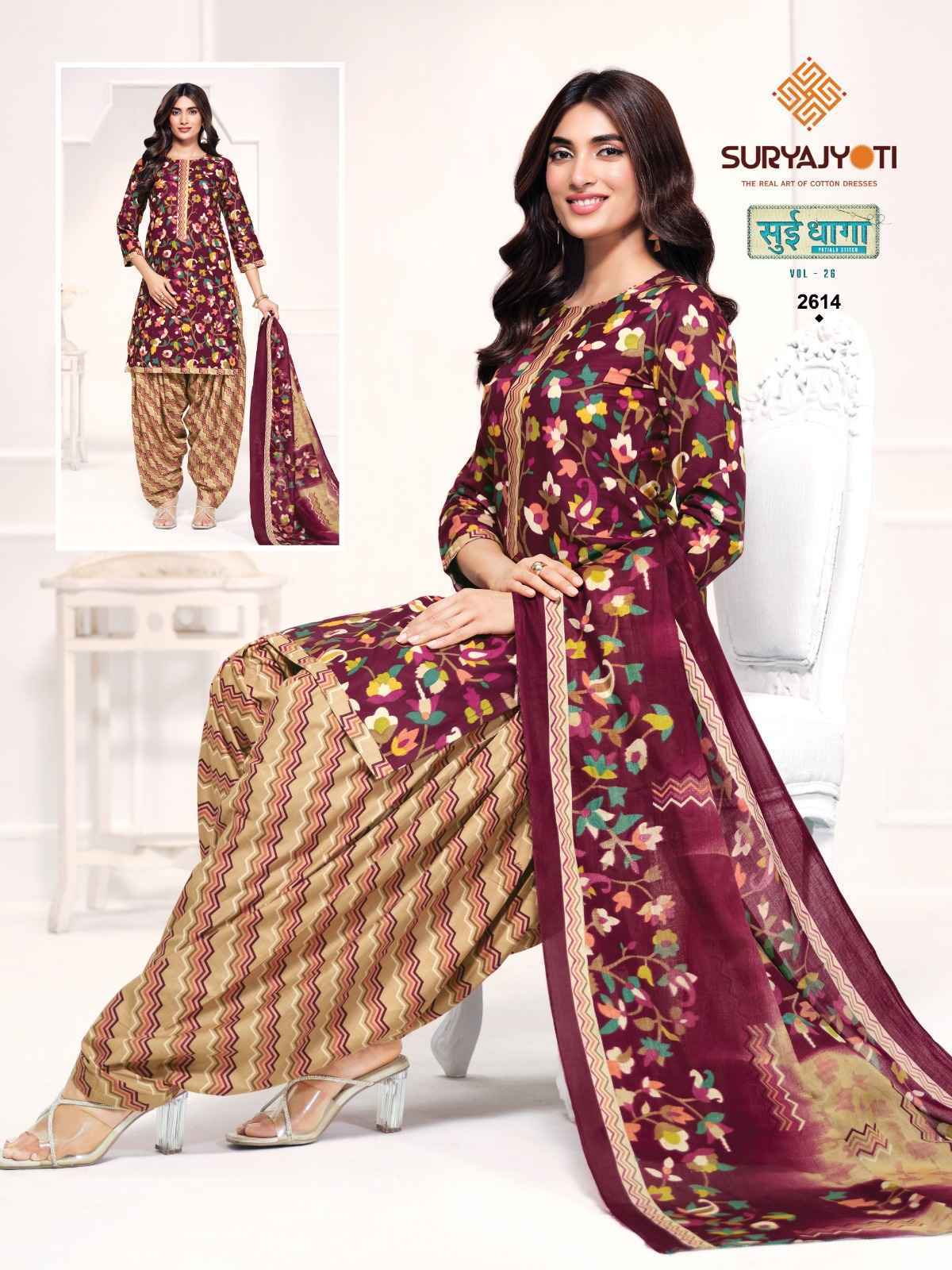 Suryajyoti Sui Dhaga Vol 26 Readymade Cotton Dress 20 Pc Catalouge