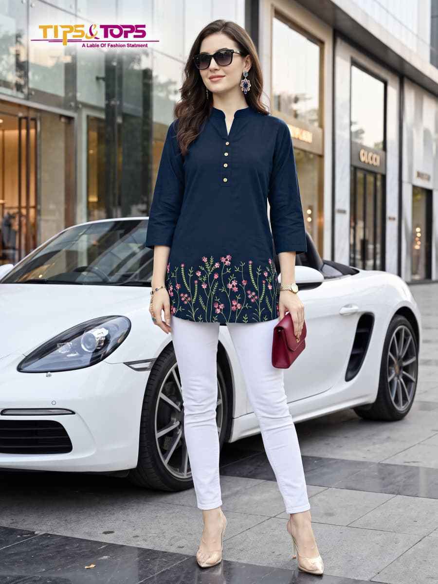 Tips & Tops PoloVol 2 Rayon Weastern Top 6 pcs Catalogue