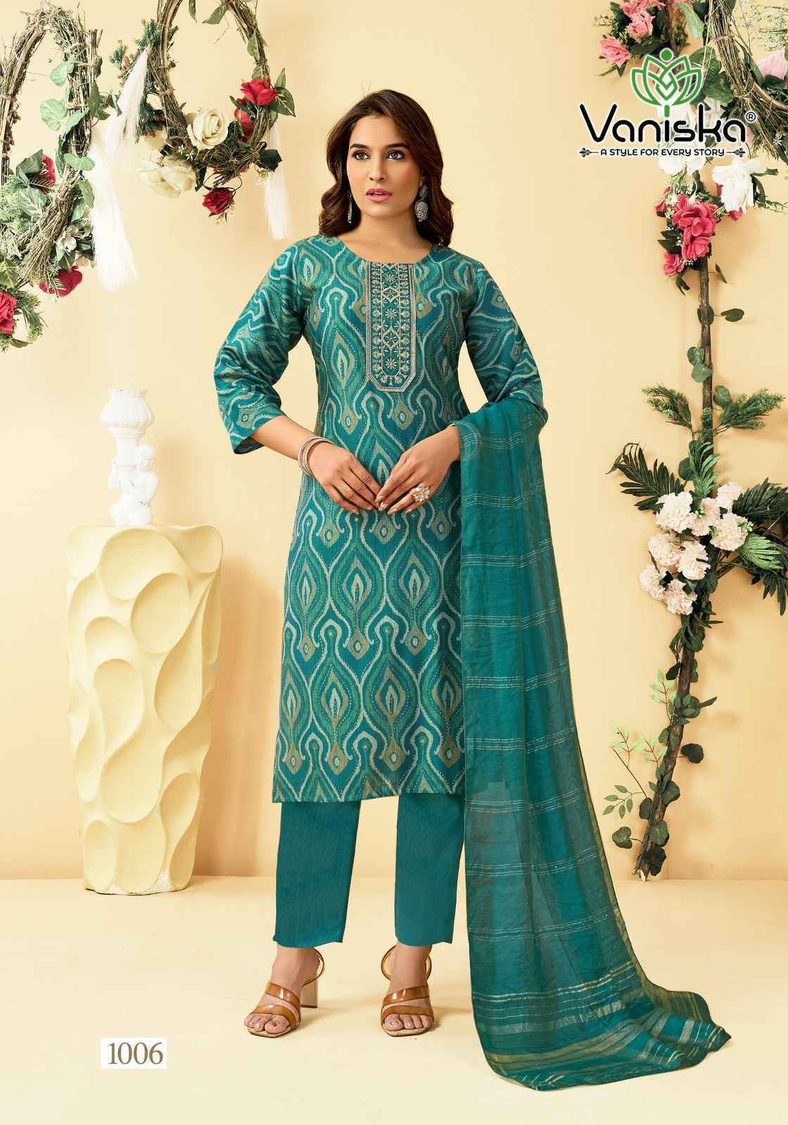 Vaniska Fashion Falak Vol 1 Barlin Kurti Combo 6 pcs Catalogue