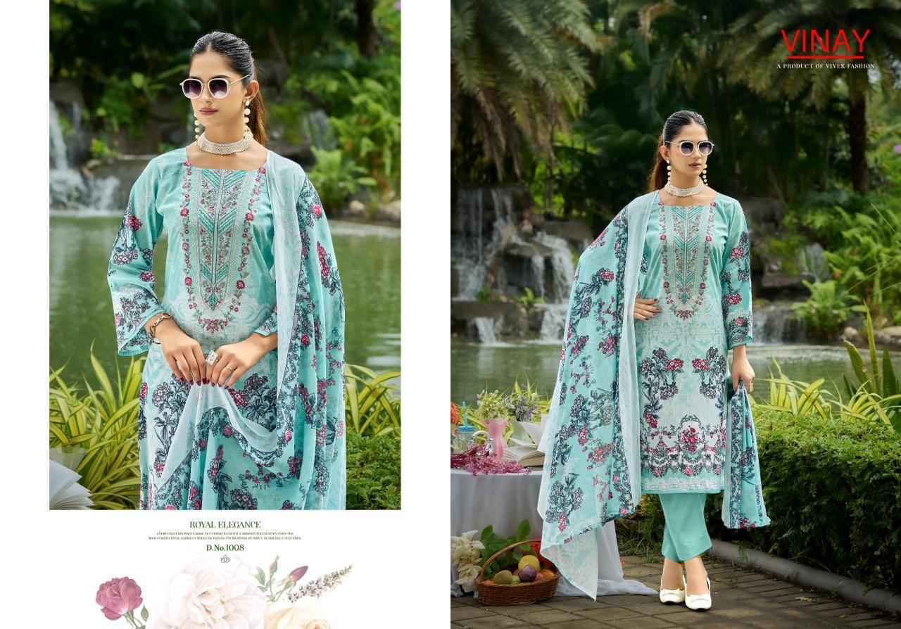 Vinay Rihaana Vol 1 Cambric Cotton Dress Material 8 pcs Catalogue