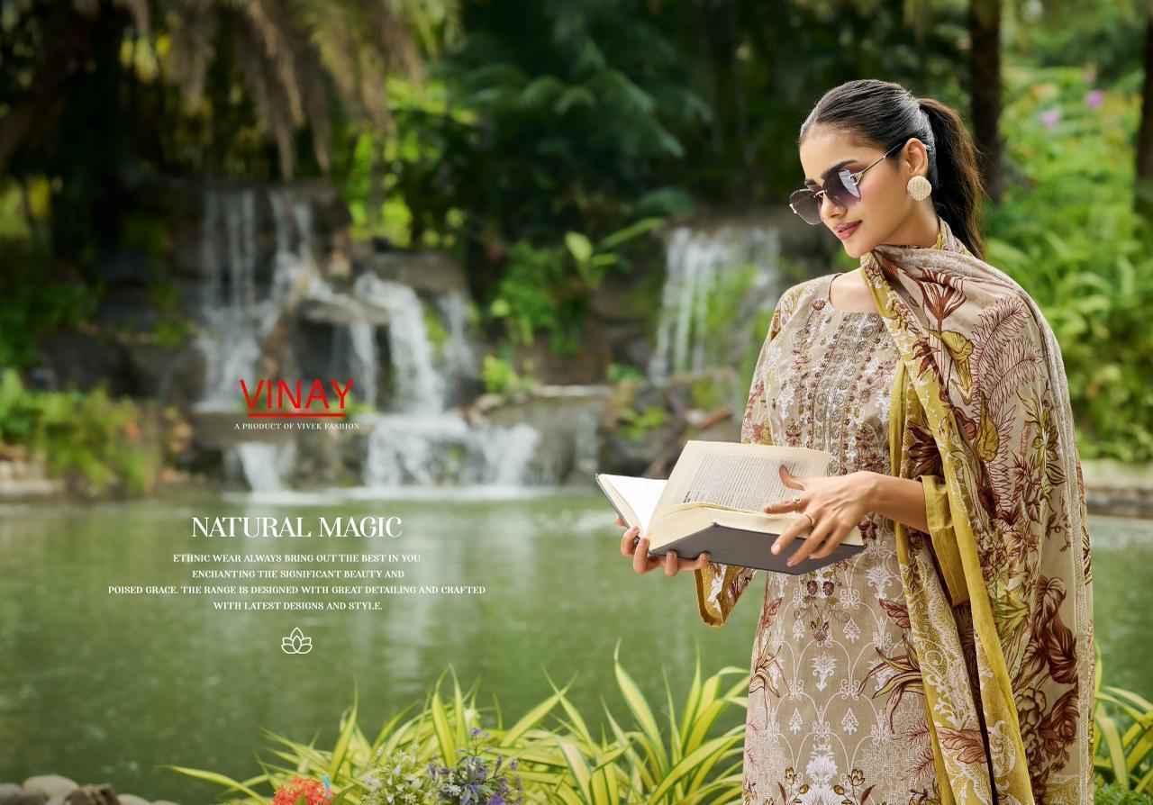 Vinay Rihaana Vol 1 Cambric Cotton Dress Material 8 pcs Catalogue
