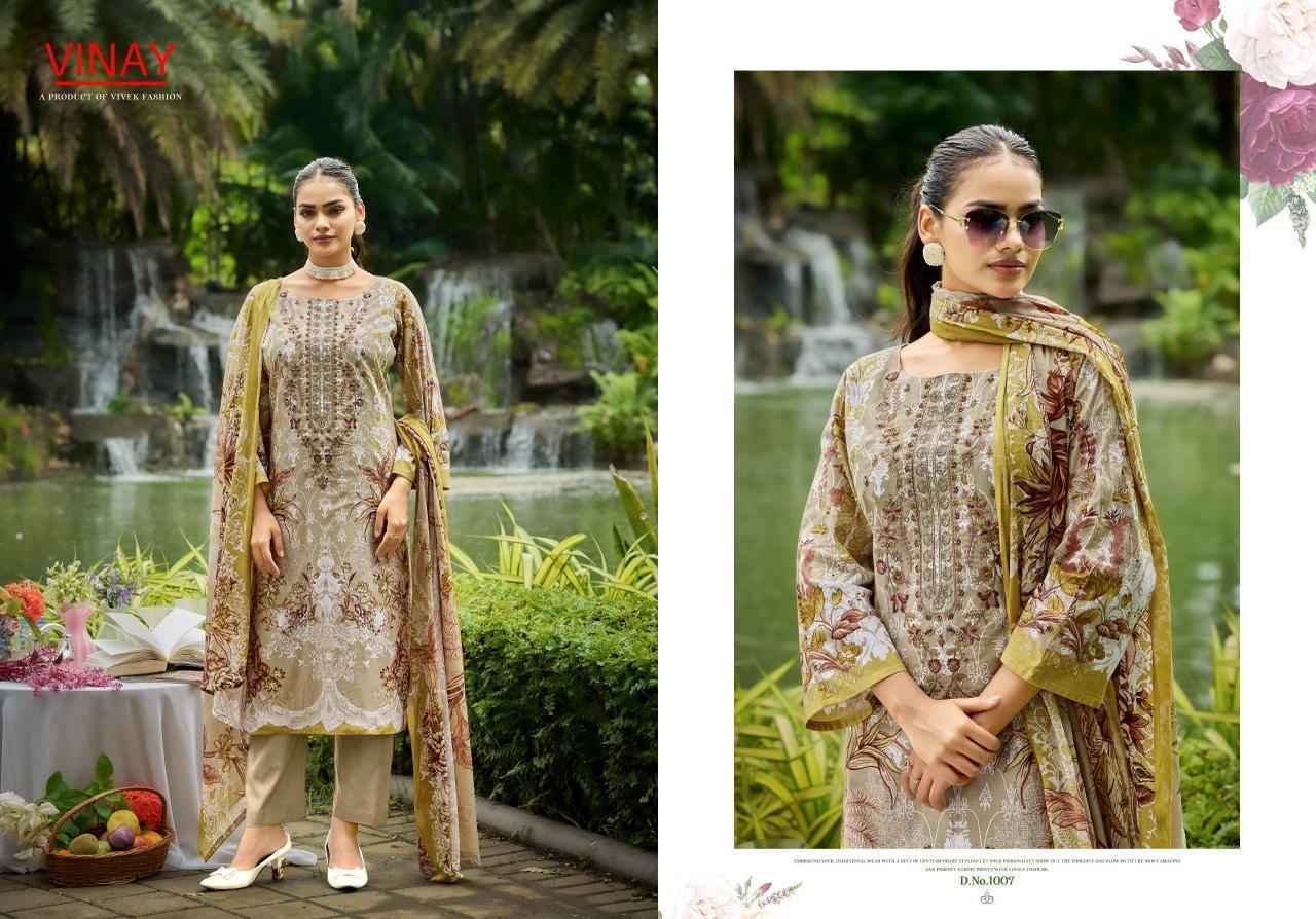 Vinay Rihaana Vol 1 Cambric Cotton Dress Material 8 pcs Catalogue