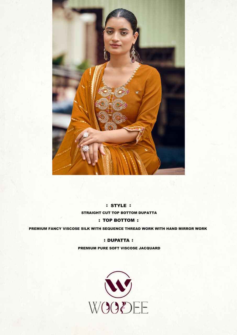 Woodee Raahi Viscose Silk Kurti Combo 6 pcs Catalogue