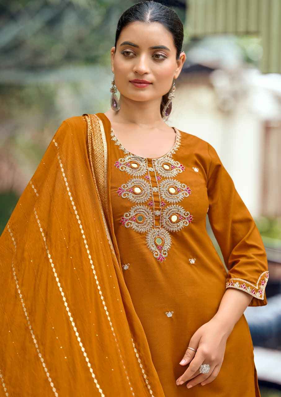 Woodee Raahi Viscose Silk Kurti Combo 6 pcs Catalogue
