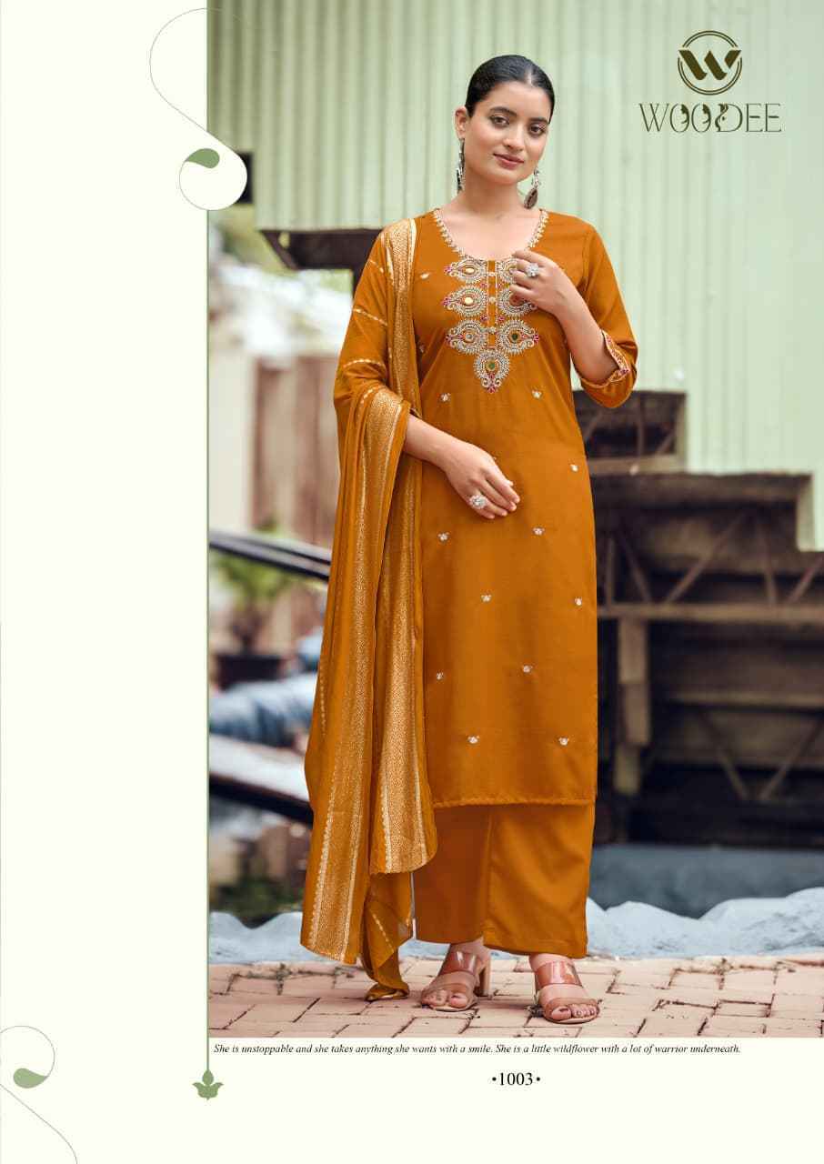 Woodee Raahi Viscose Silk Kurti Combo 6 pcs Catalogue