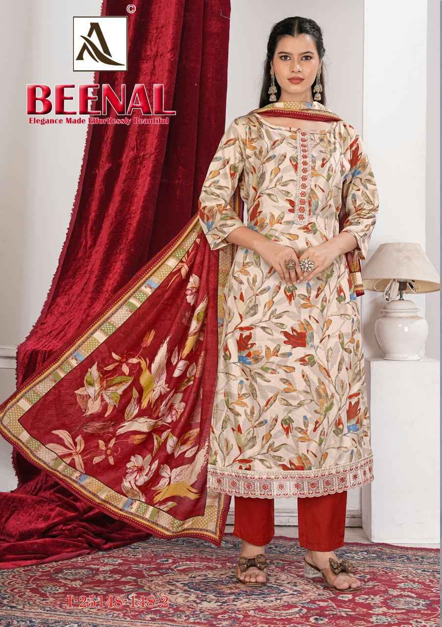 Alok Beenal Zam Dress Material 4 pcs Catalogue