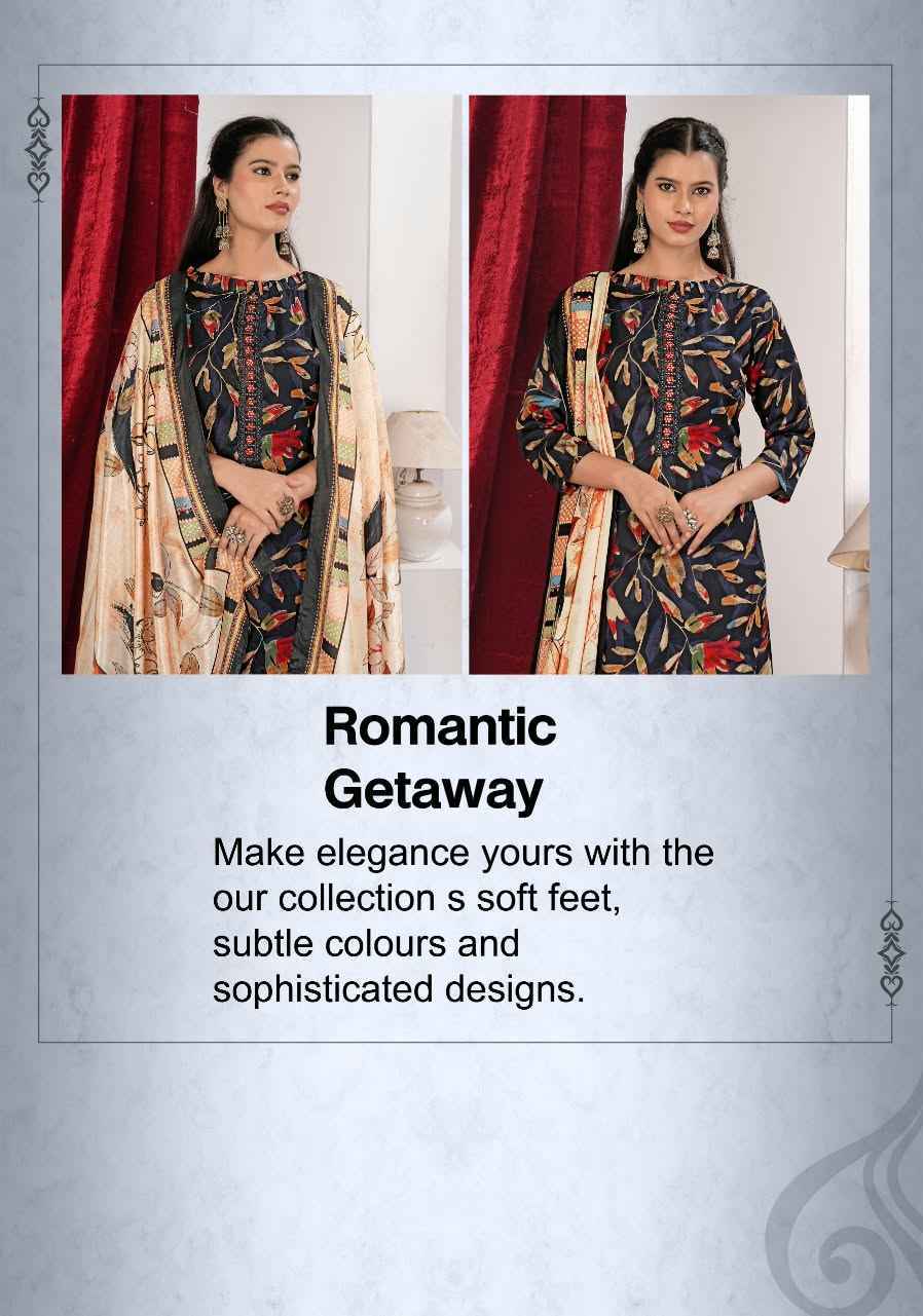 Alok Beenal Zam Dress Material 4 pcs Catalogue