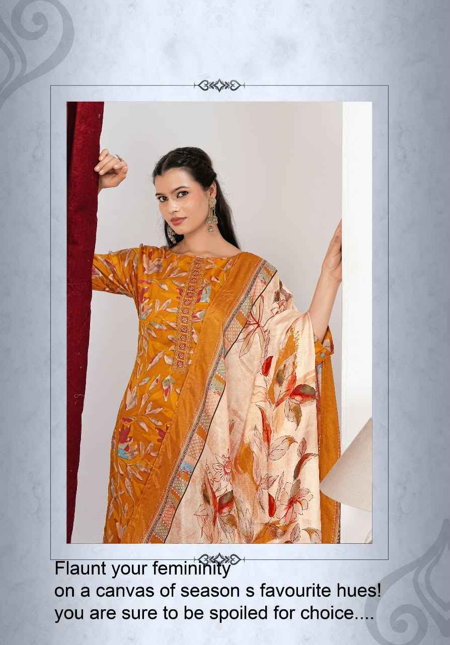 Alok Beenal Zam Dress Material 4 pcs Catalogue