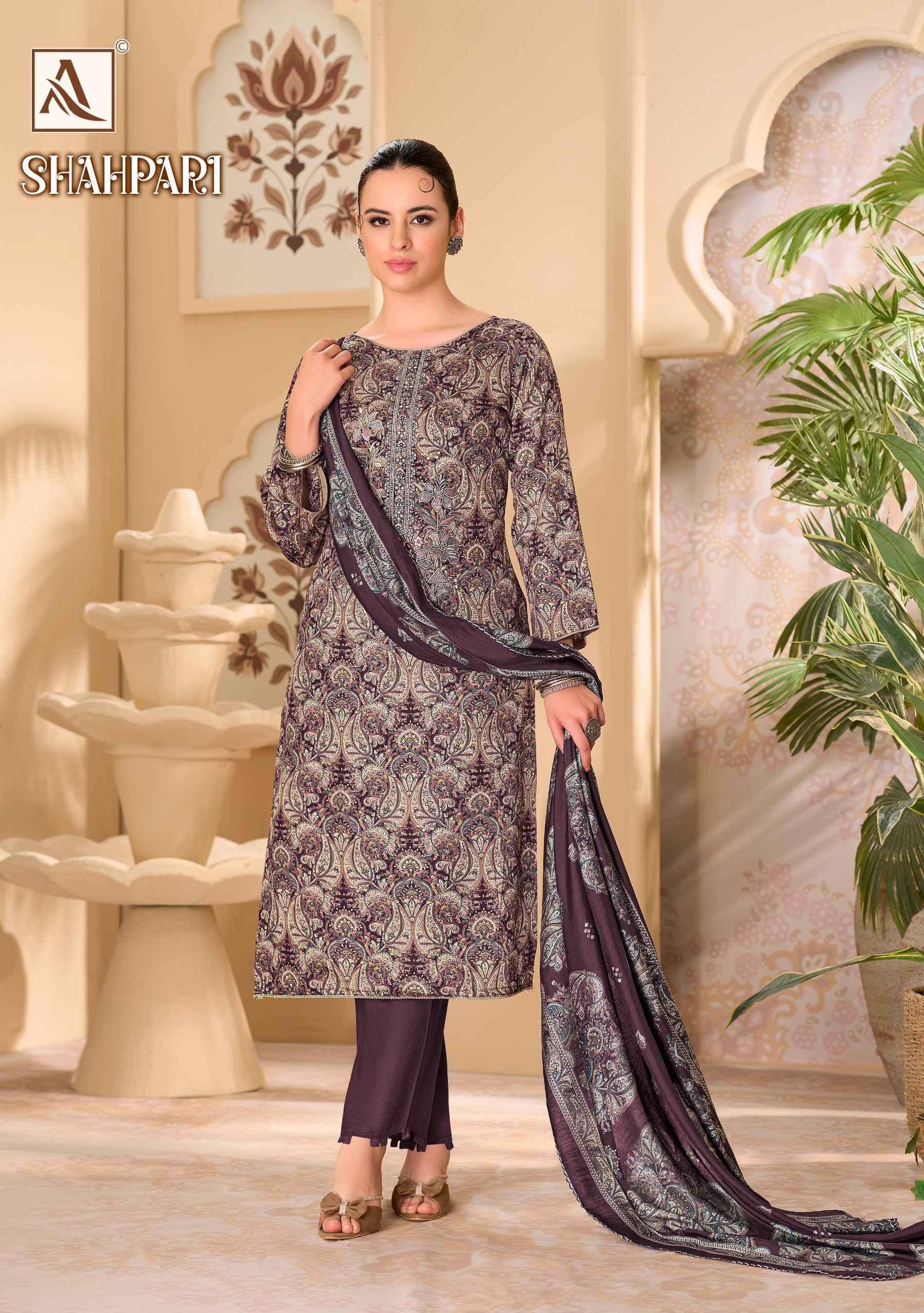 Alok Shahpari Zam Dress Material 6 pcs Catalogue