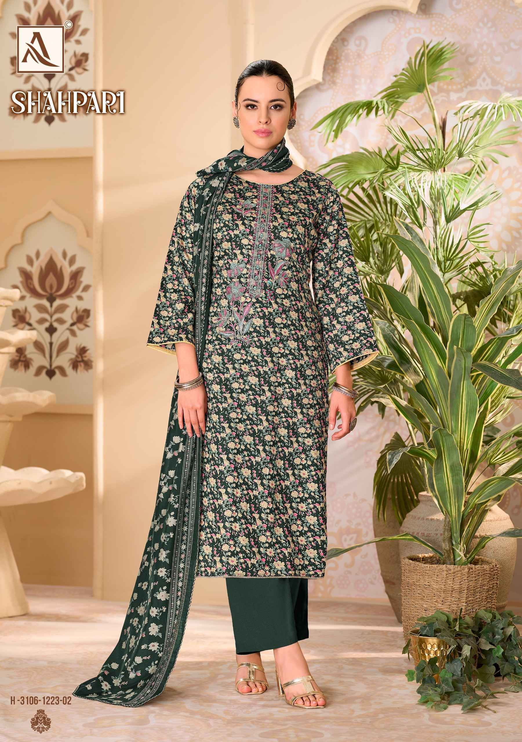 Alok Shahpari Zam Dress Material 6 pcs Catalogue