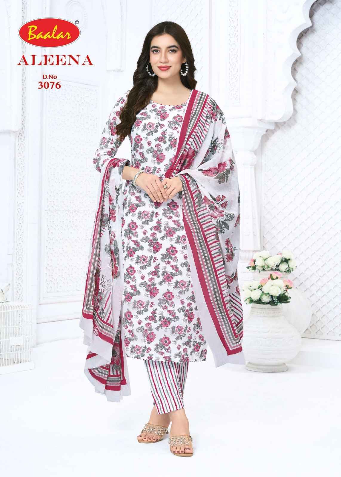 Baalar Aleena Vol 30 Cotton Dress Material 16 pcs Catalogue