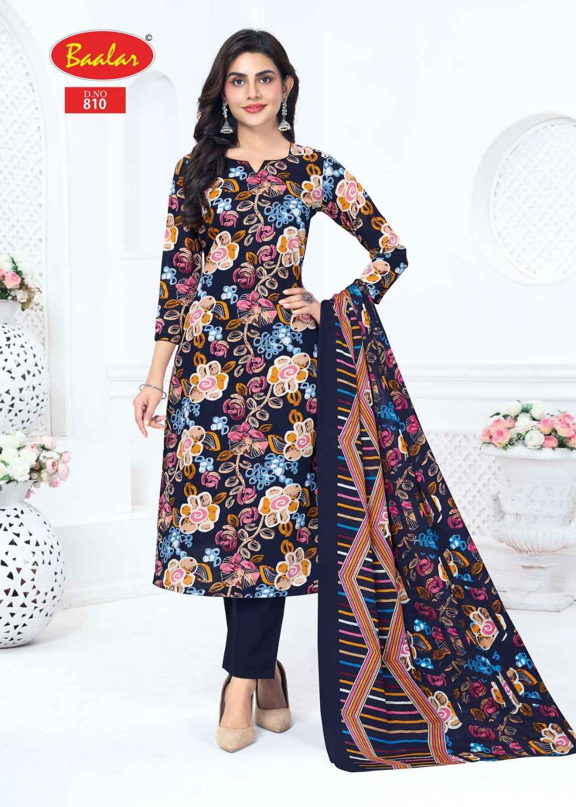 Baalar Pashmina Vol 8 Cotton Dress Material 12 pcs Catalogue