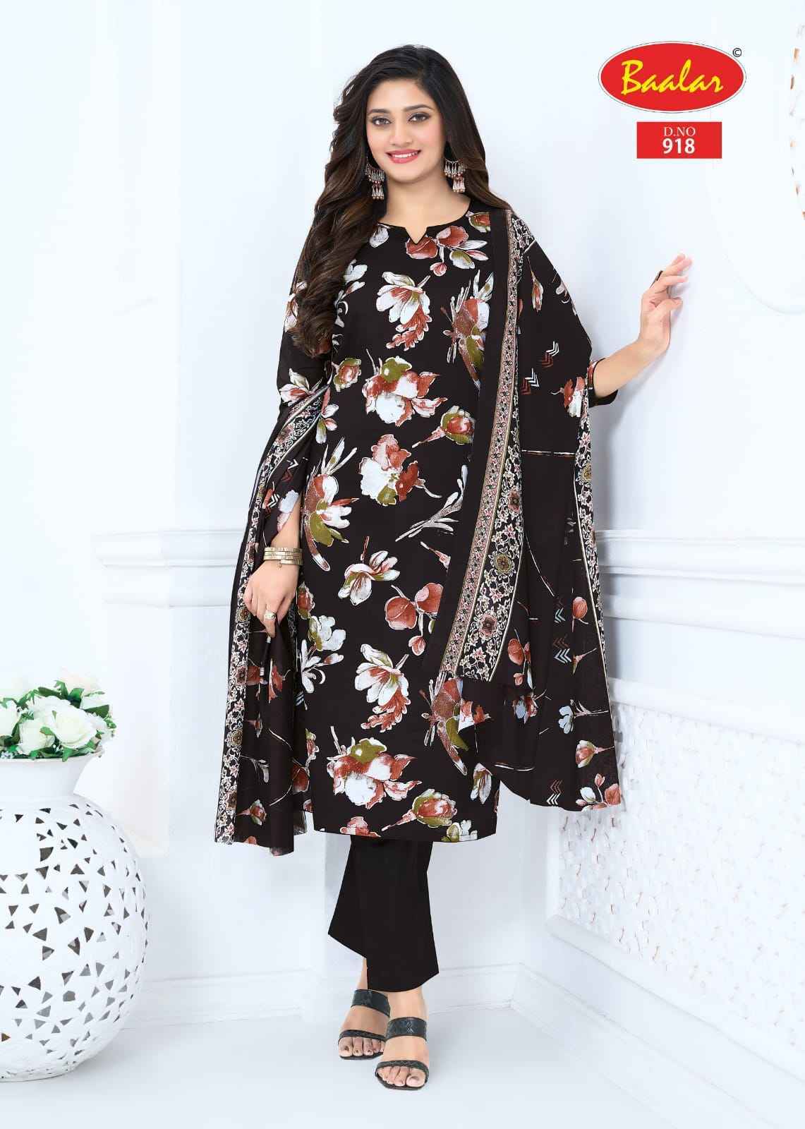 Baalar Pashmina Vol 9 Cotton Dress Material 13 pcs Catalogue
