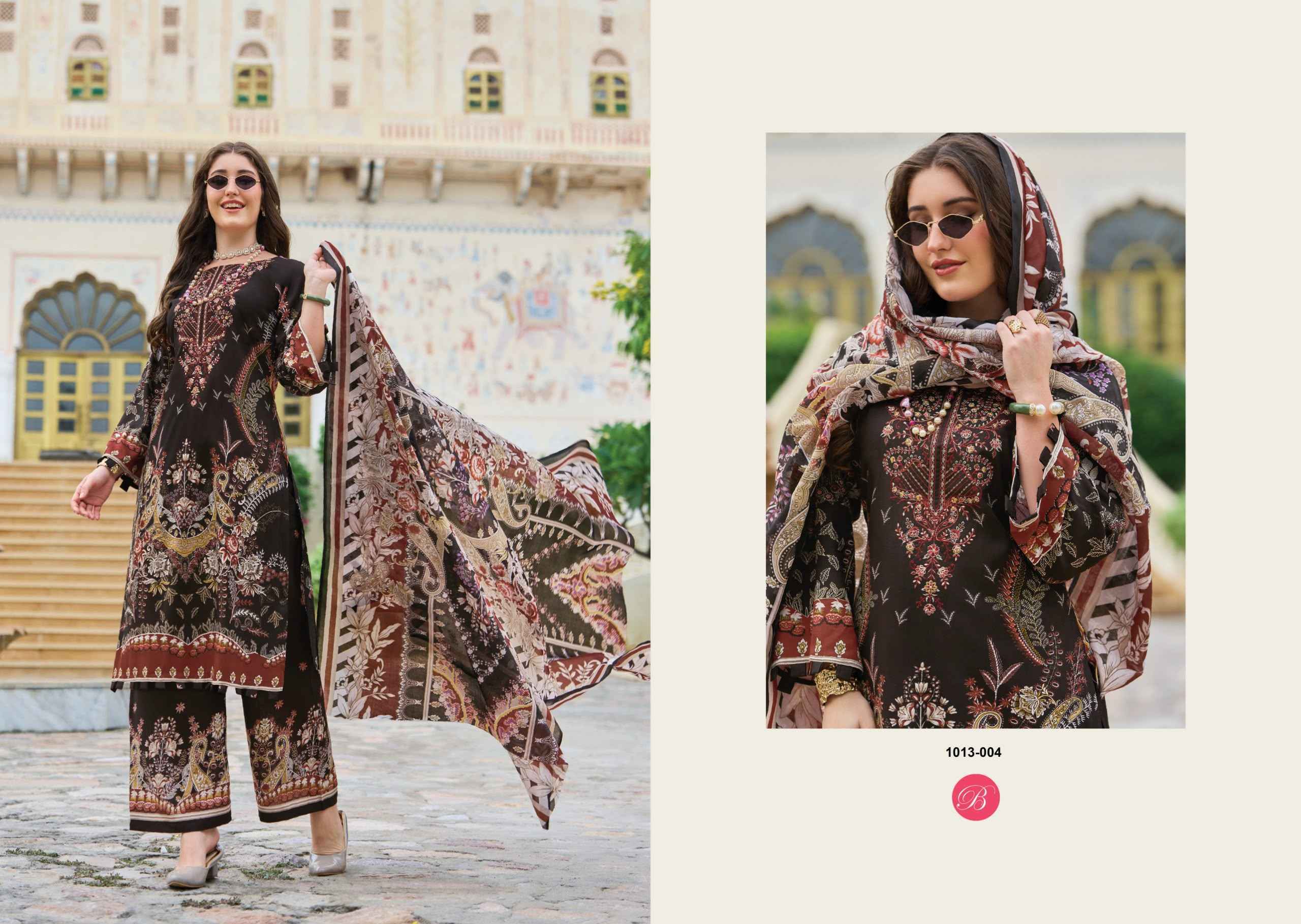 Belliza Dilshad Vol 7 Viscose Rayon Dress Material 8 pcs Catalogue
