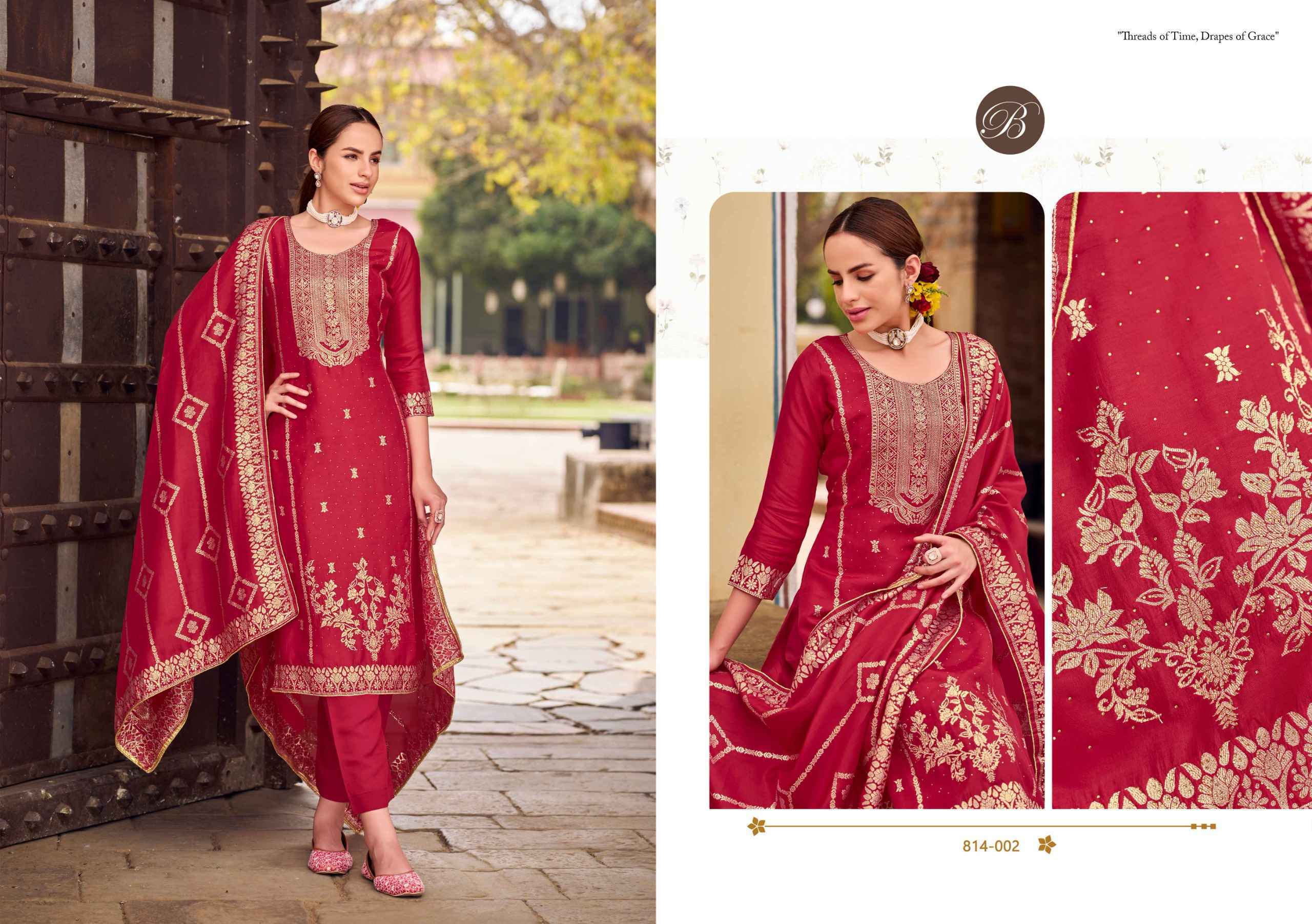 Belliza Pankhuri Viscose Dress Material 6 pcs Catalogue