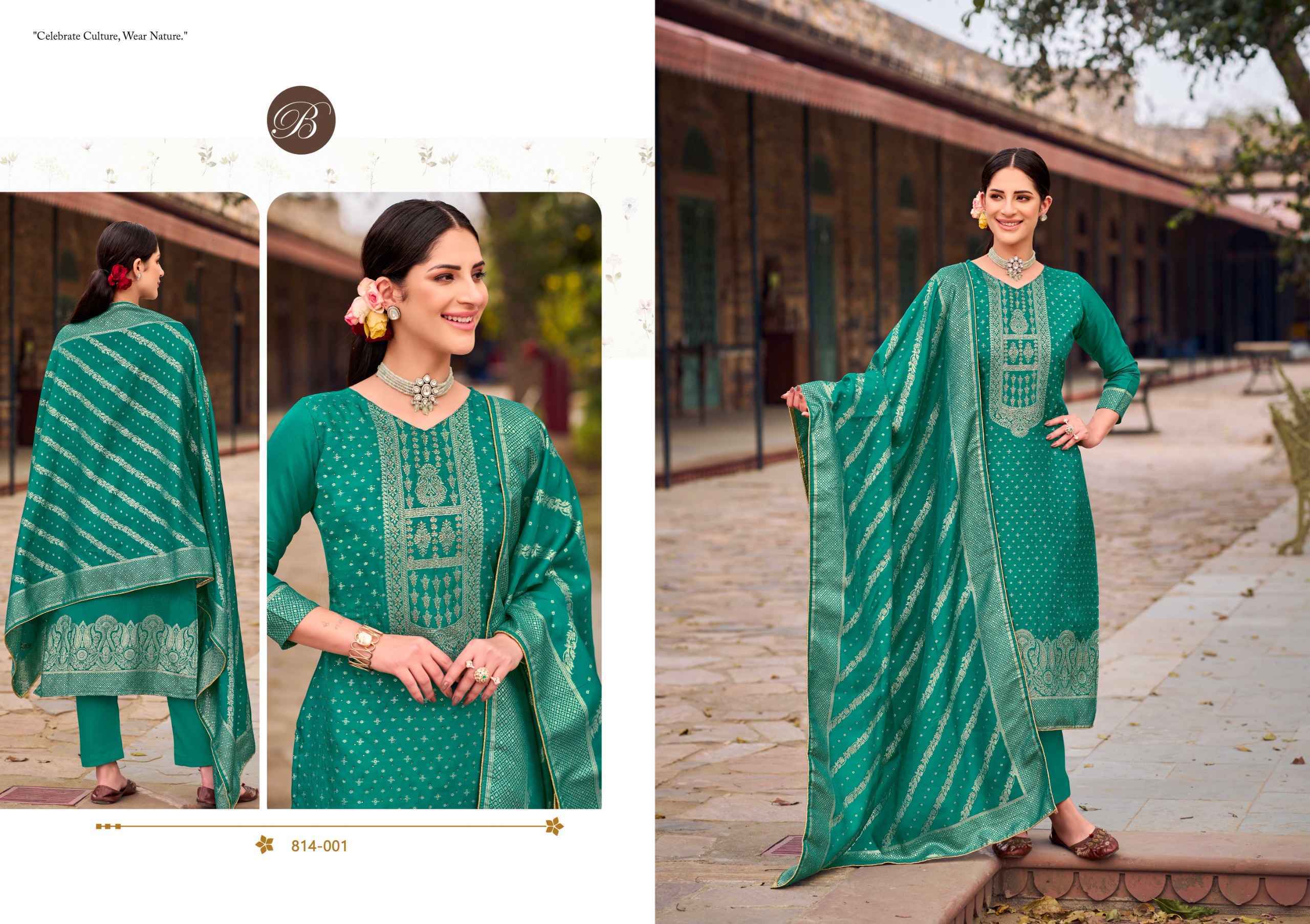 Belliza Pankhuri Viscose Dress Material 6 pcs Catalogue