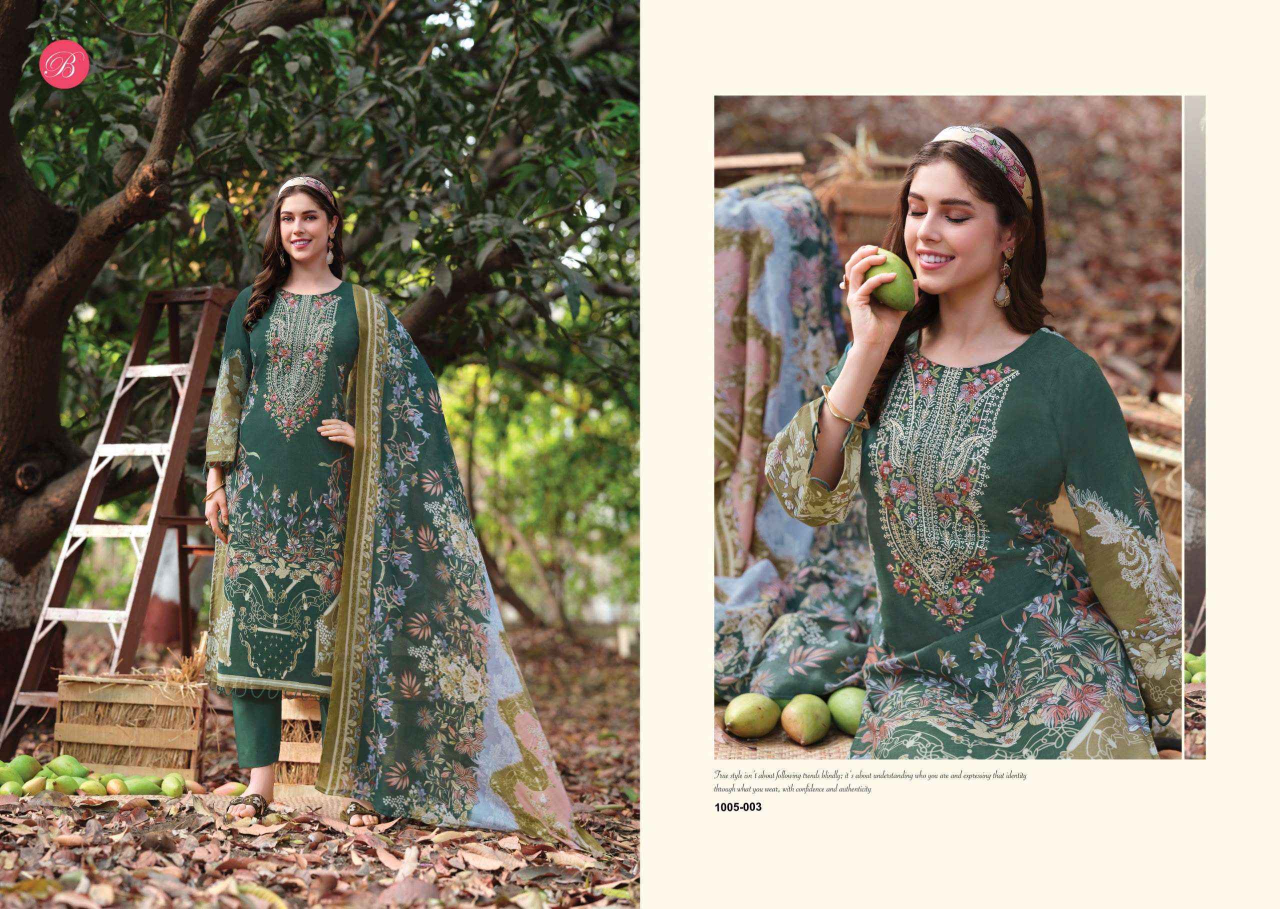 Belliza Riwayat Vol 20 Viscose Rayon Dress Material 8 pcs Catalogue