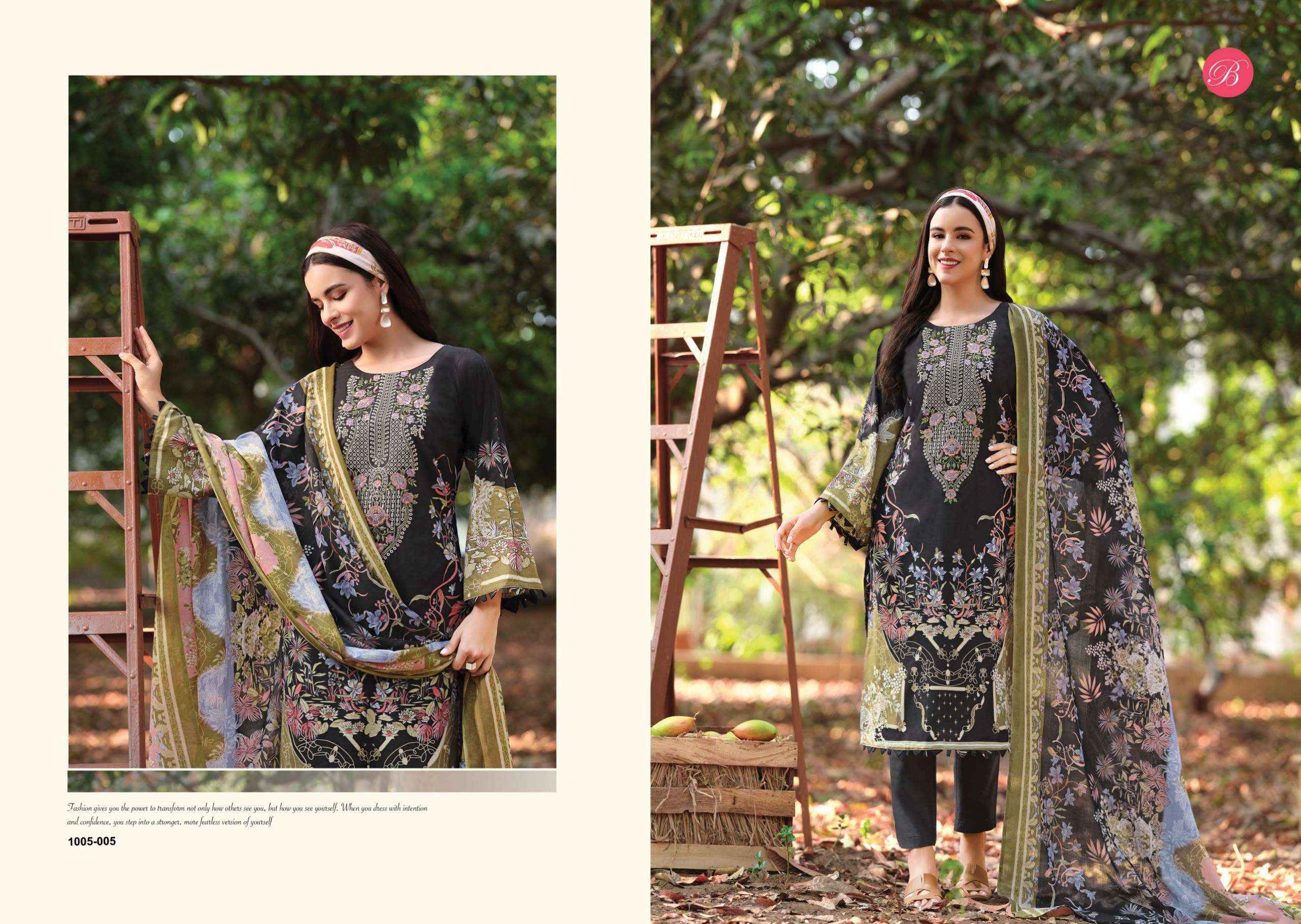 Belliza Riwayat Vol 20 Viscose Rayon Dress Material 8 pcs Catalogue