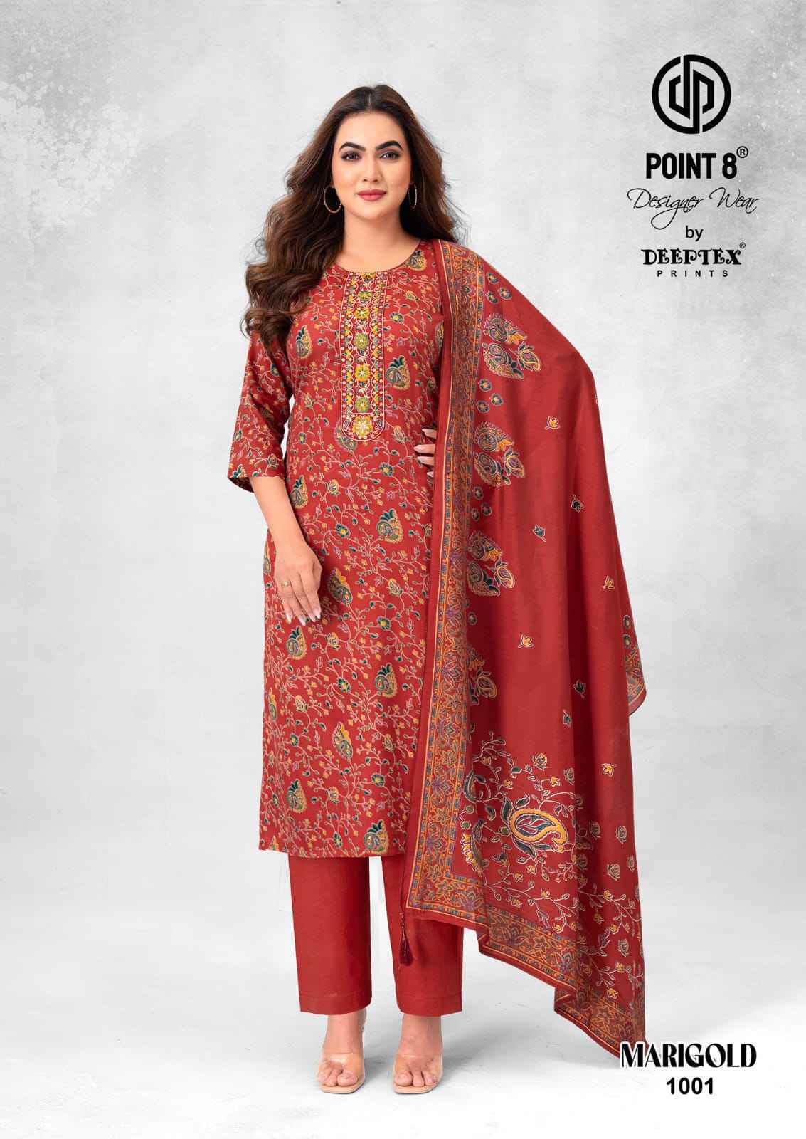 Deeptex Mari Gold Vol 1 Readymade Jam Satin Dress 8 pcs Catalogue