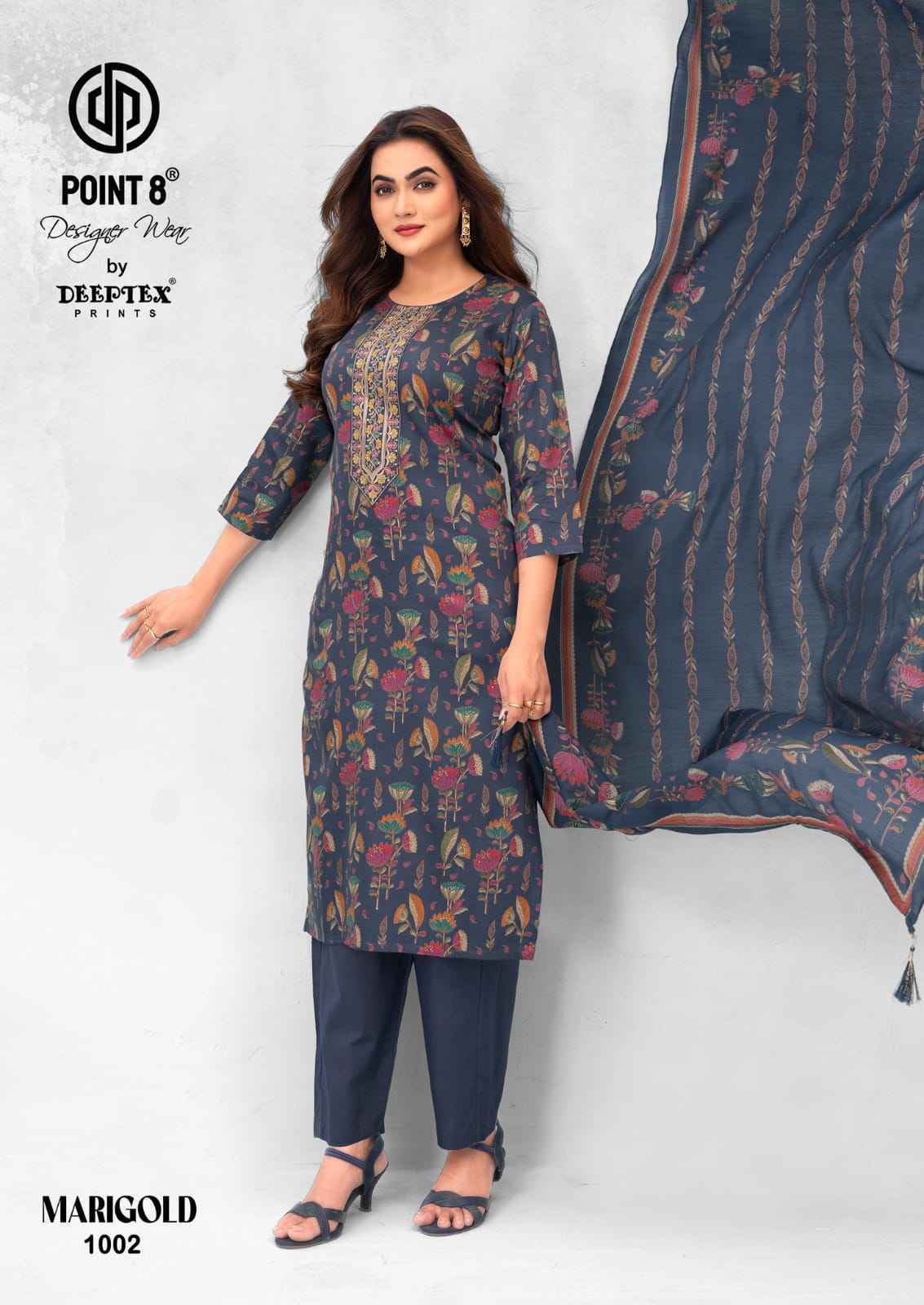 Deeptex Mari Gold Vol 1 Readymade Jam Satin Dress 8 pcs Catalogue
