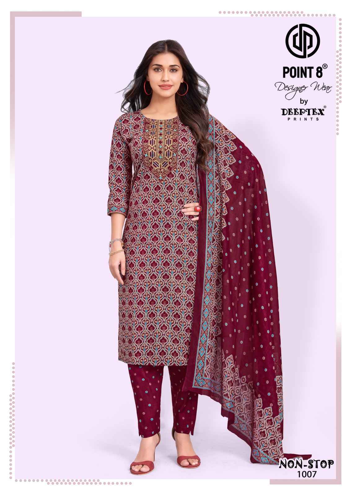 Deeptex Non Stop Vol 1 Readymade Cotton Dress 8 pcs Catalogue