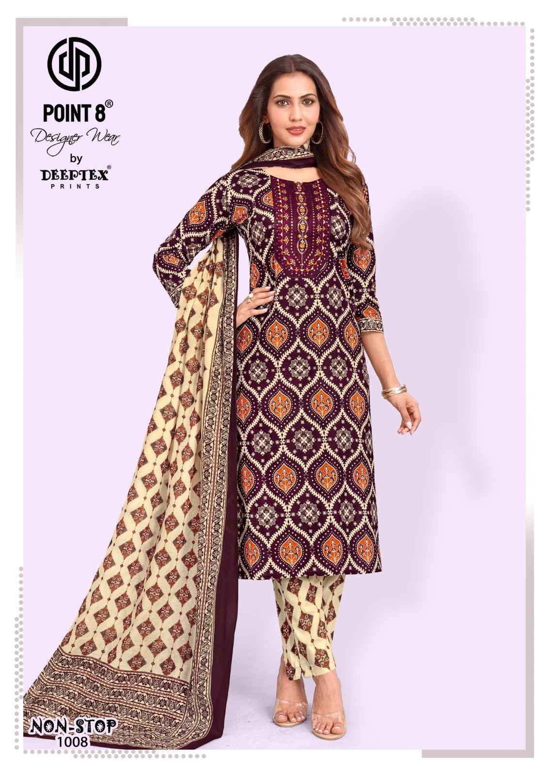Deeptex Non Stop Vol 1 Readymade Cotton Dress 8 pcs Catalogue