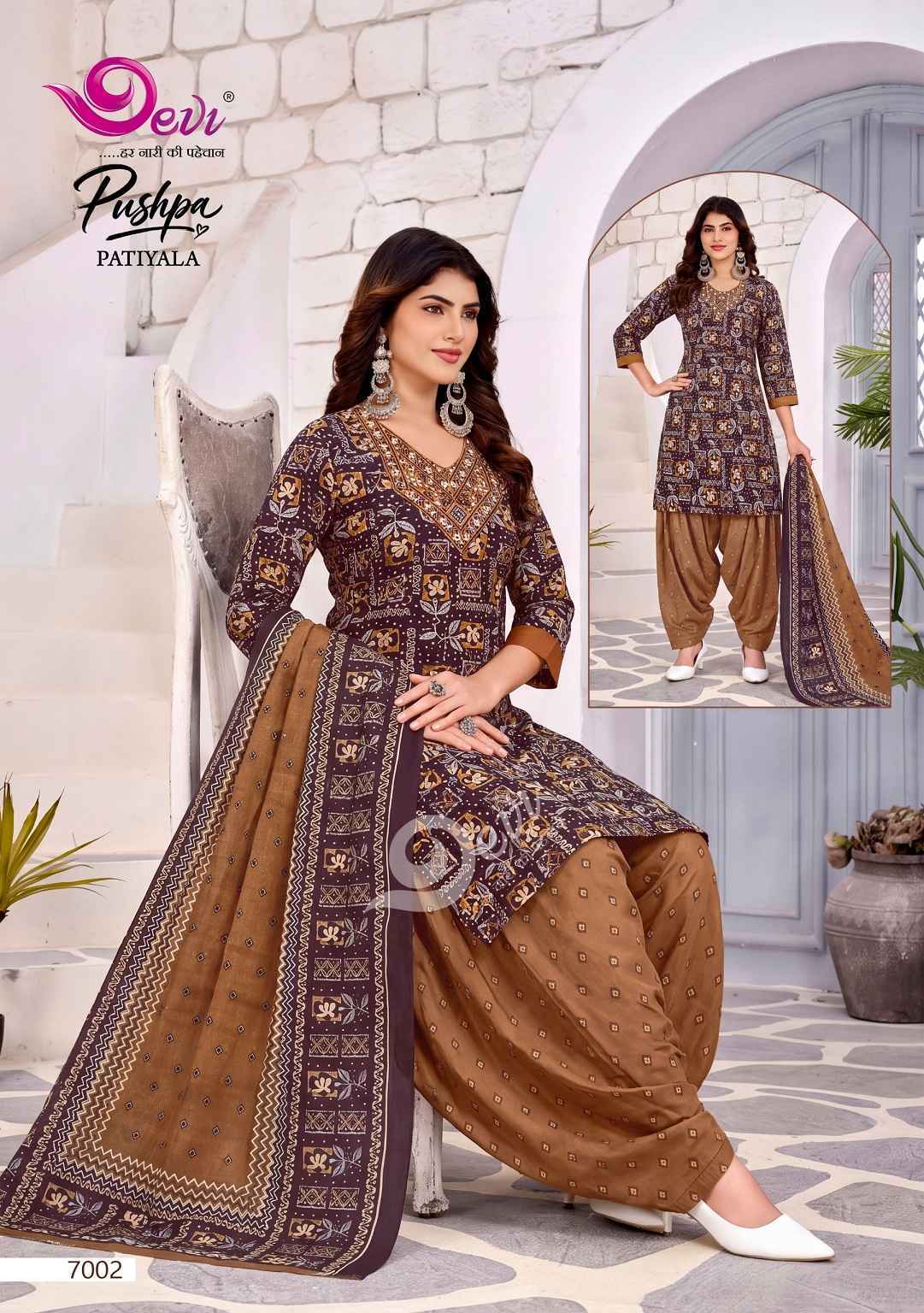 Devi Pushpa Vol 7 Readymade Cotton Dress 12 pcs Catalogue