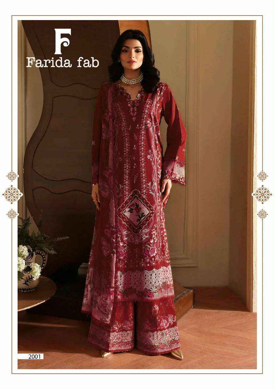 Farida Fab Julfat Vol 2 Cotton Dress Material 6 pcs Catalogue