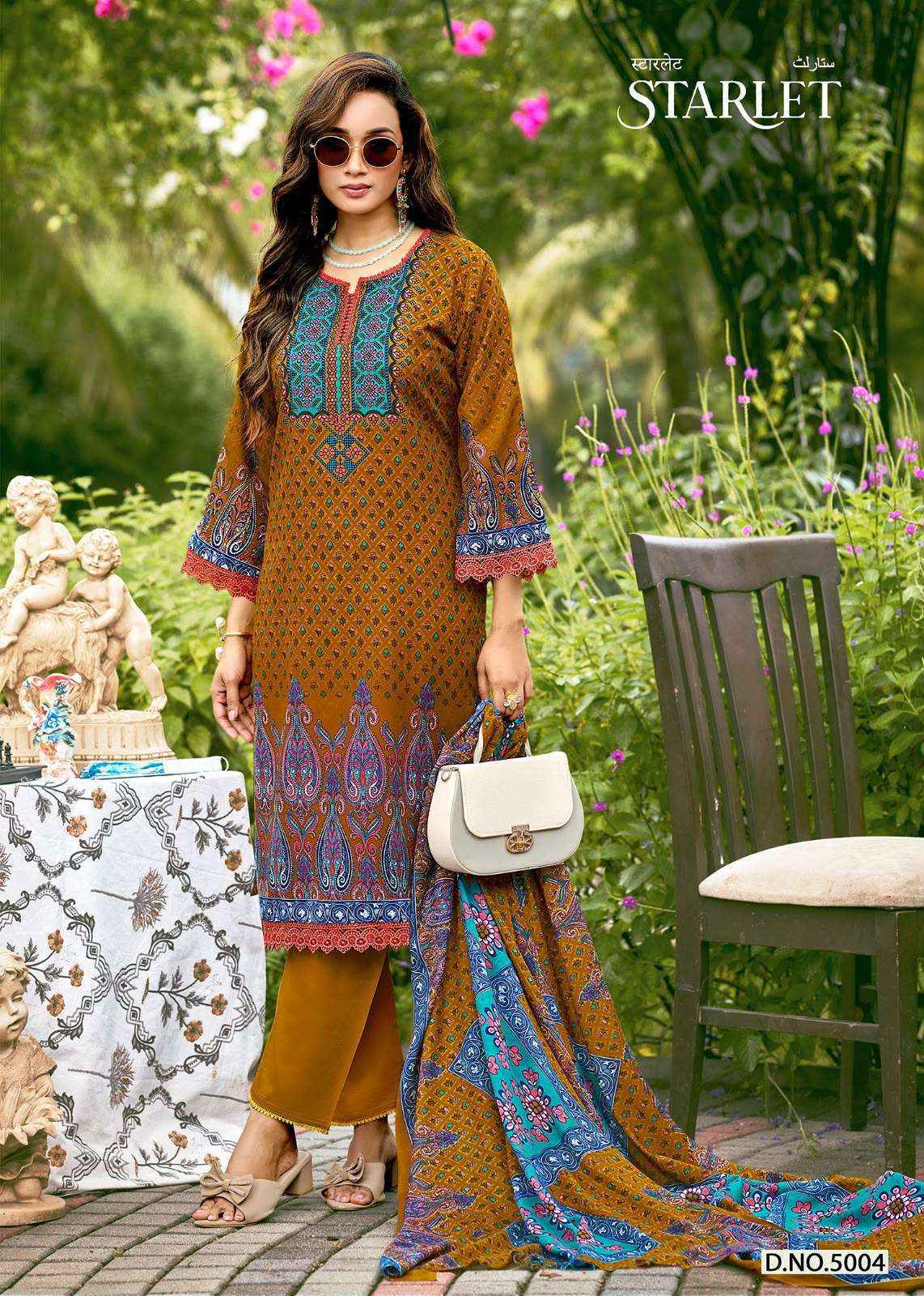 Ganesha Starlet Vol 5 Cotton Dress Material 8 pcs Catalogue
