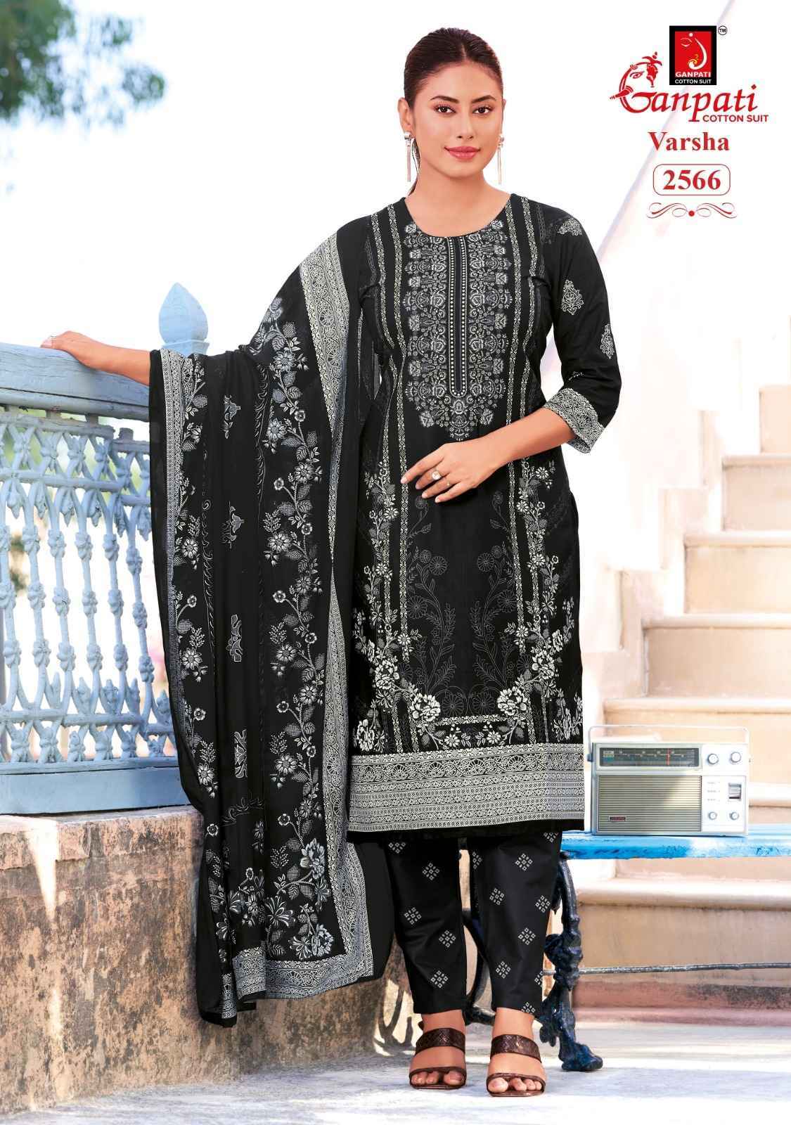 Ganpati Varsha Vol 16 Cotton Dress Material 12 pcs Catalogue