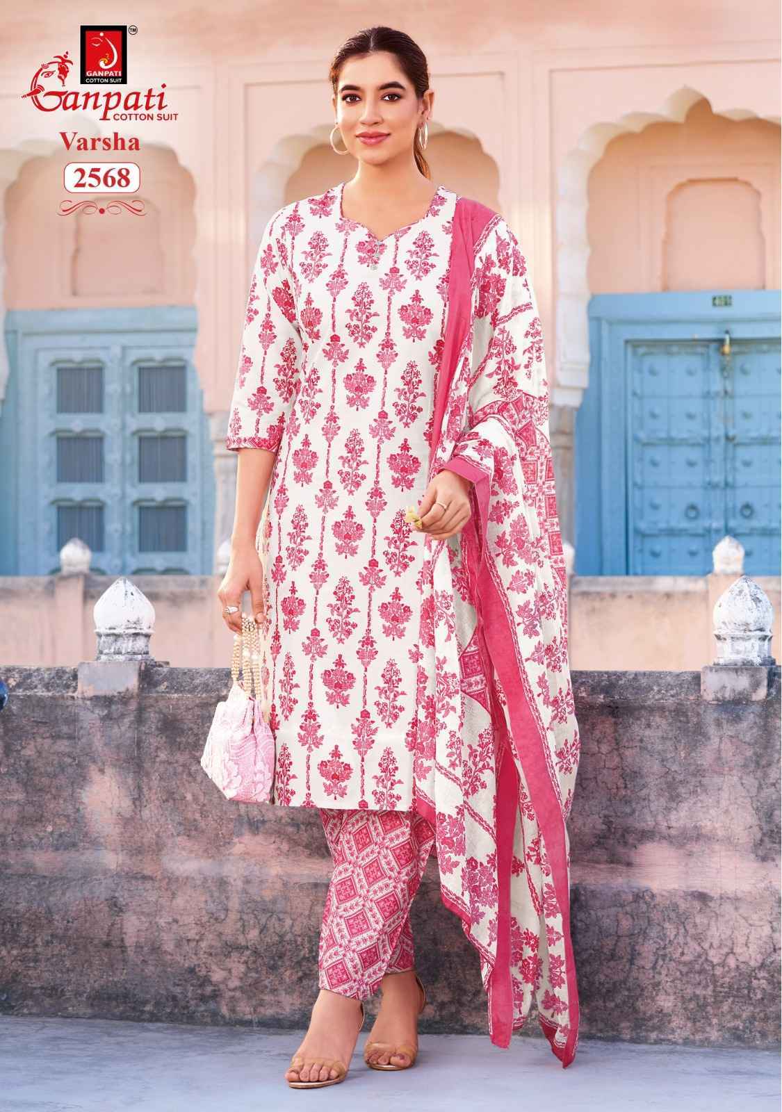 Ganpati Varsha Vol 16 Cotton Dress Material 12 pcs Catalogue