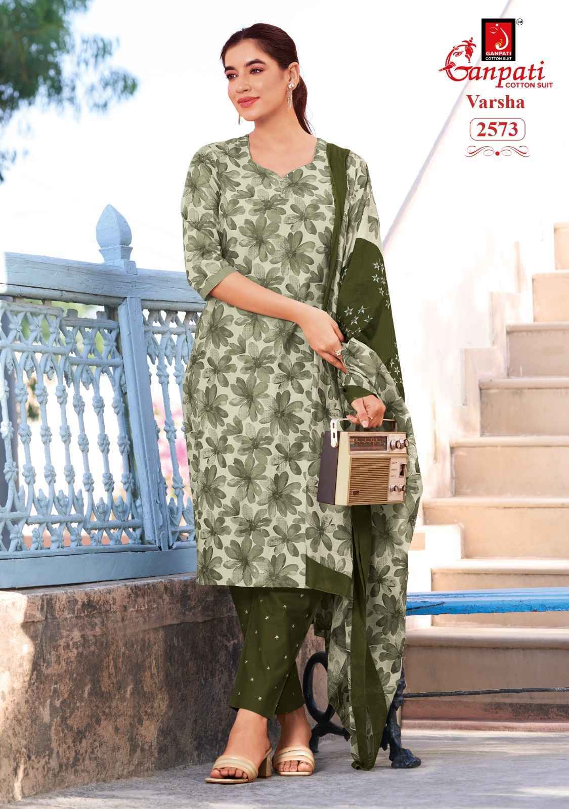 Ganpati Varsha Vol 16 Cotton Dress Material 12 pcs Catalogue