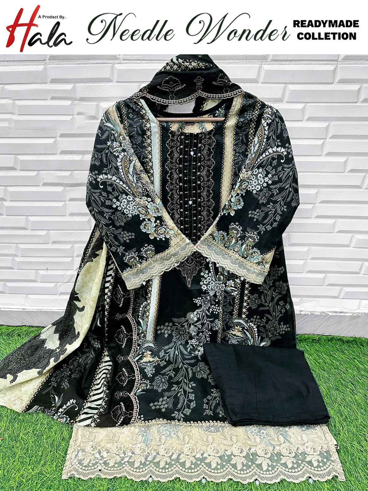 Hala Needle Wonder Readymade Collection Cotton Dress 8 pcs Catalogue