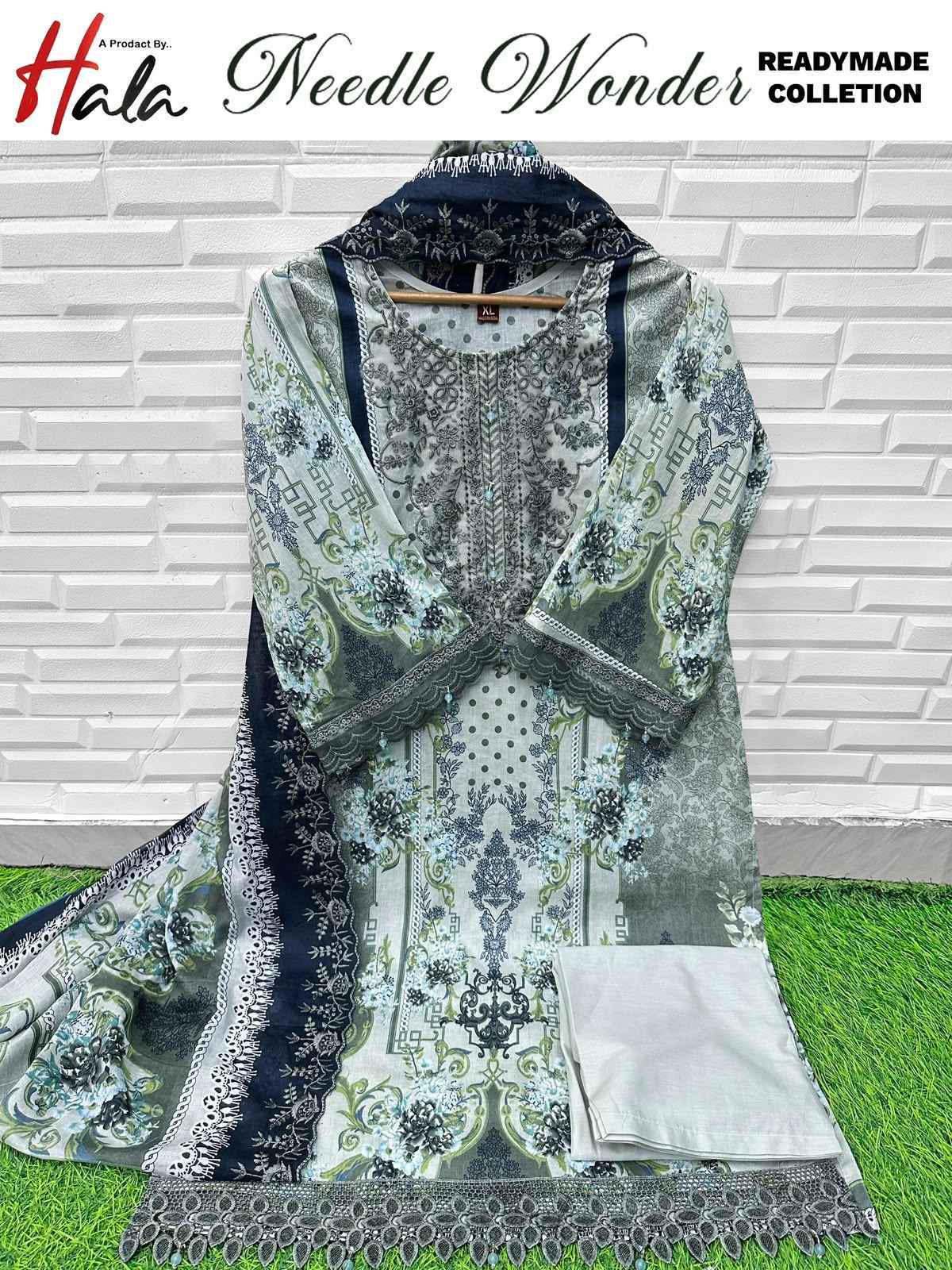 Hala Needle Wonder Readymade Collection Cotton Dress 8 pcs Catalogue